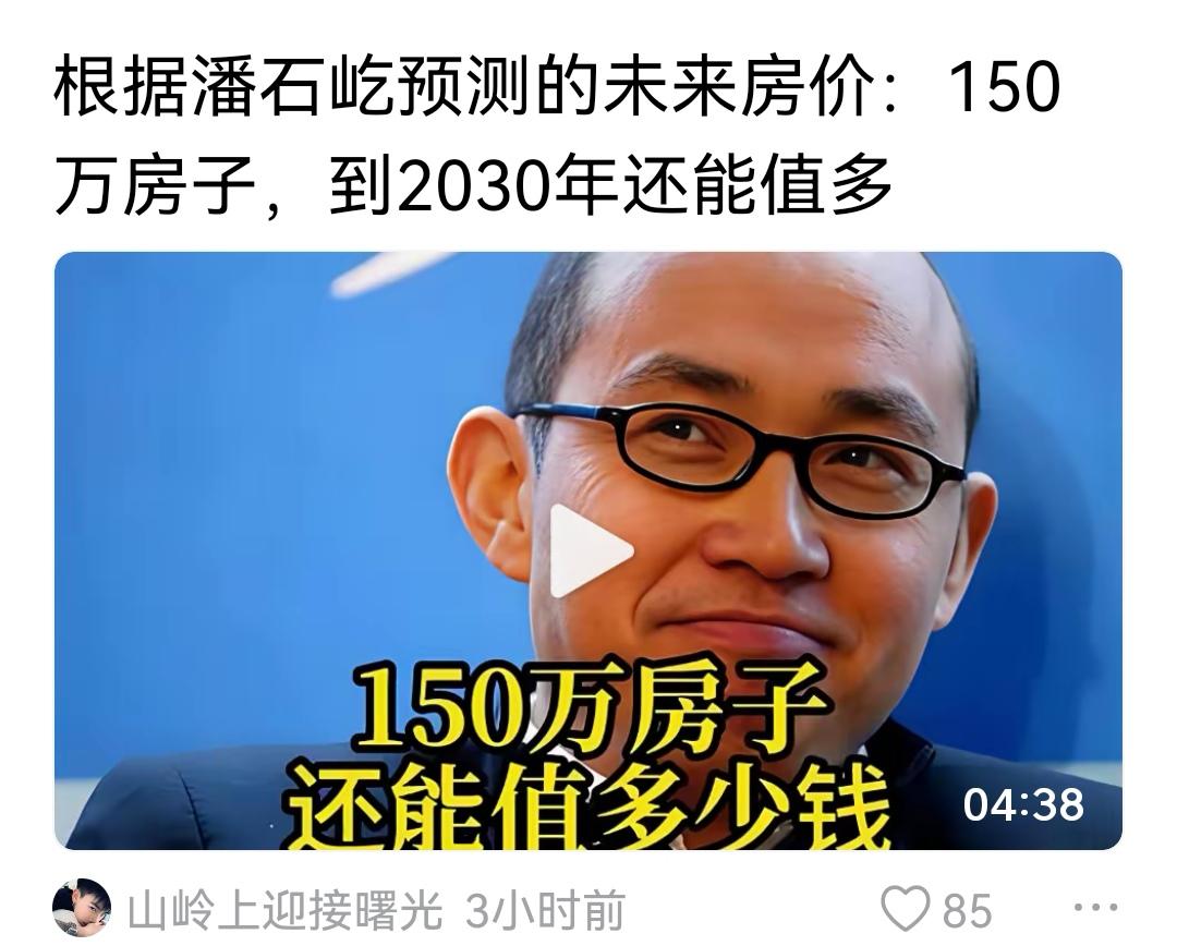 潘石屹是最谨慎的开发商，没有像其他人那么高调扩张，万科其实也比较稳，潘石屹专心做