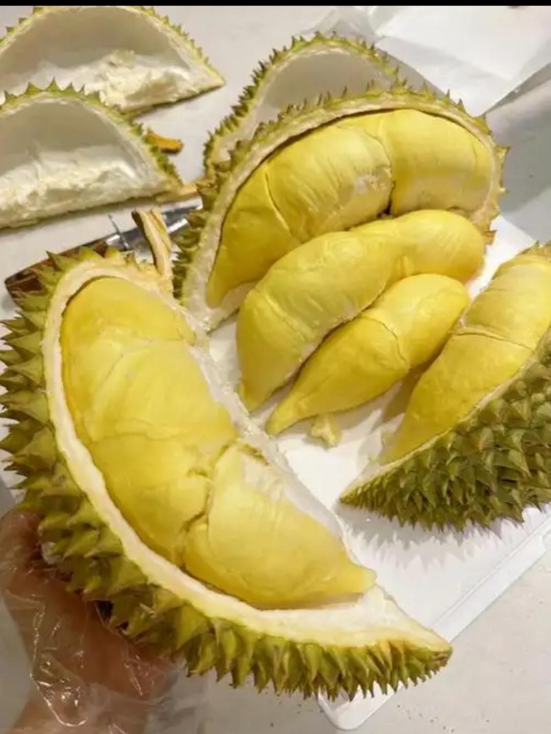 你觉得什么样的榴莲最好吃？
我觉得好吃的榴莲得从多方面挑。外形上，选整体圆润、鼓