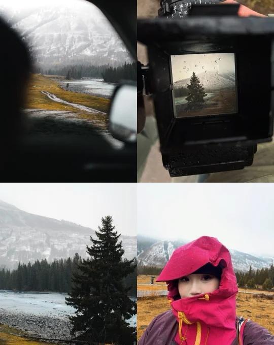 喀纳斯 | 旅行某些场景直击性情中人泪点
晴天的喀纳斯固然明艳，
但我更喜欢雨夹