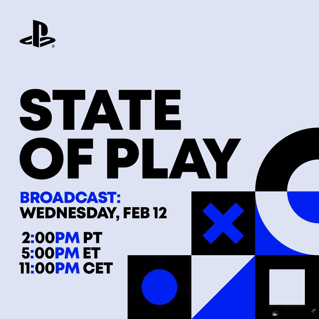 游戏业界  最新一场的索尼 State of Play 发布会将于北京时间2月1