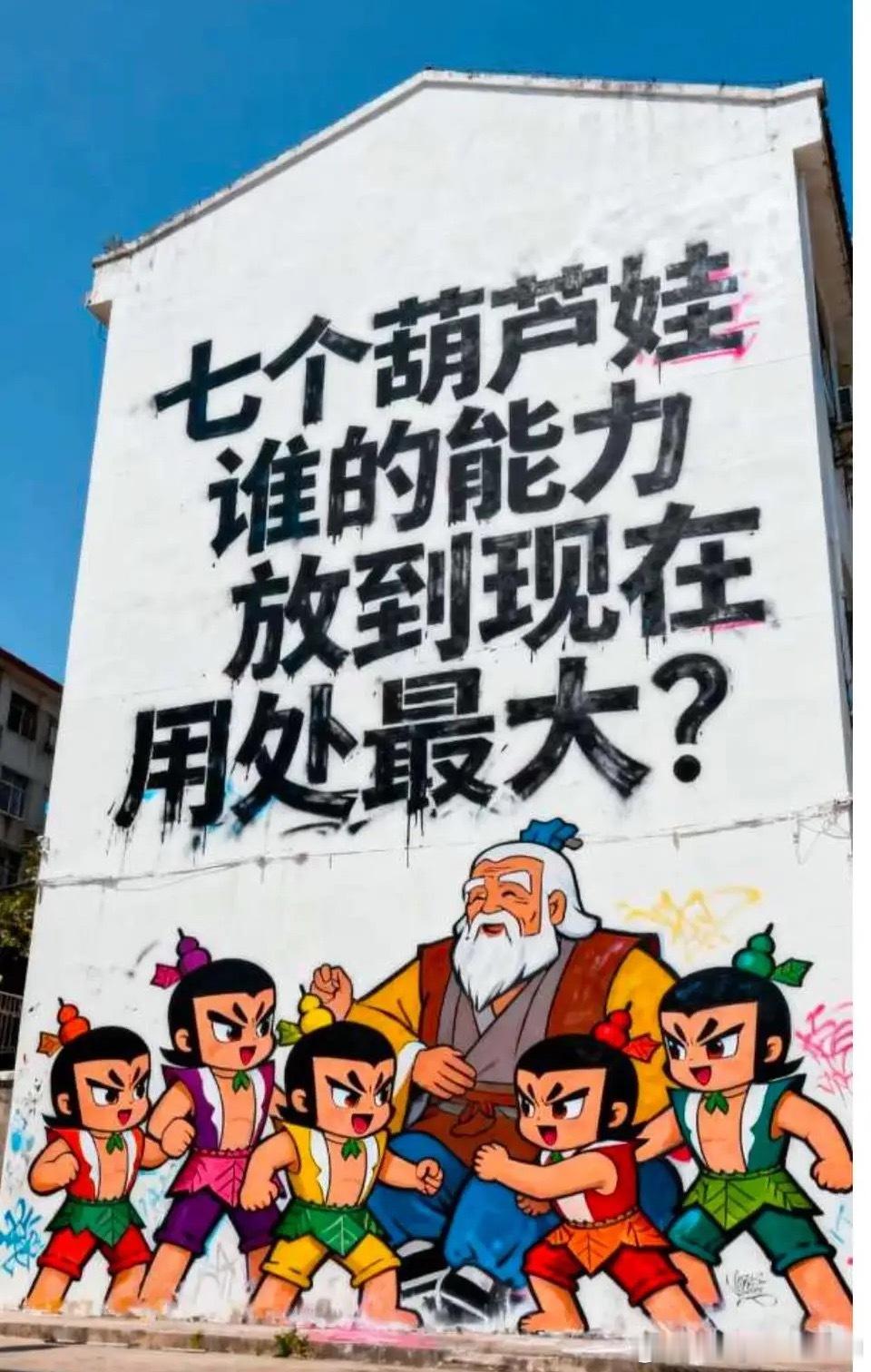 七个葫芦娃放到现在谁的能力用处最大？ 