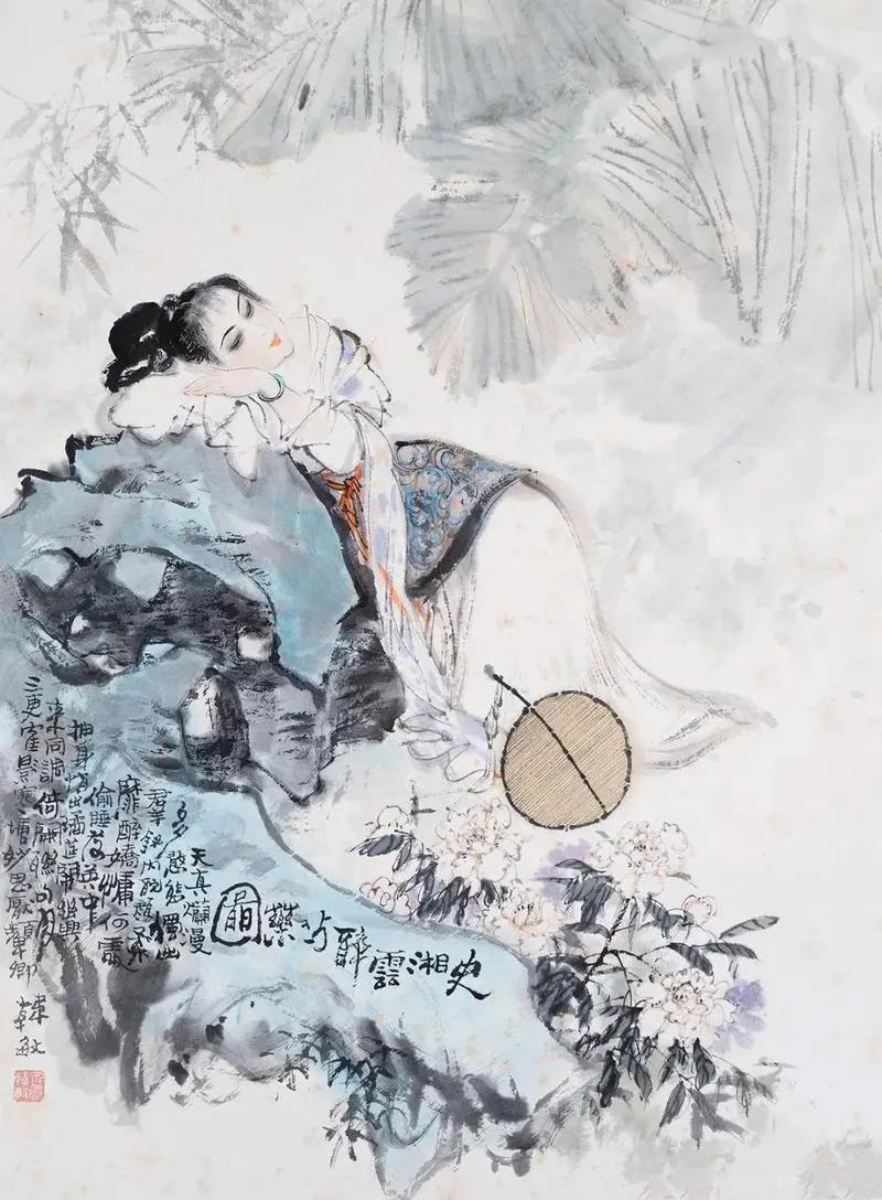 上联：小憩石台滑落扇
下联：[玫瑰]

网络图片/诚谢侵删