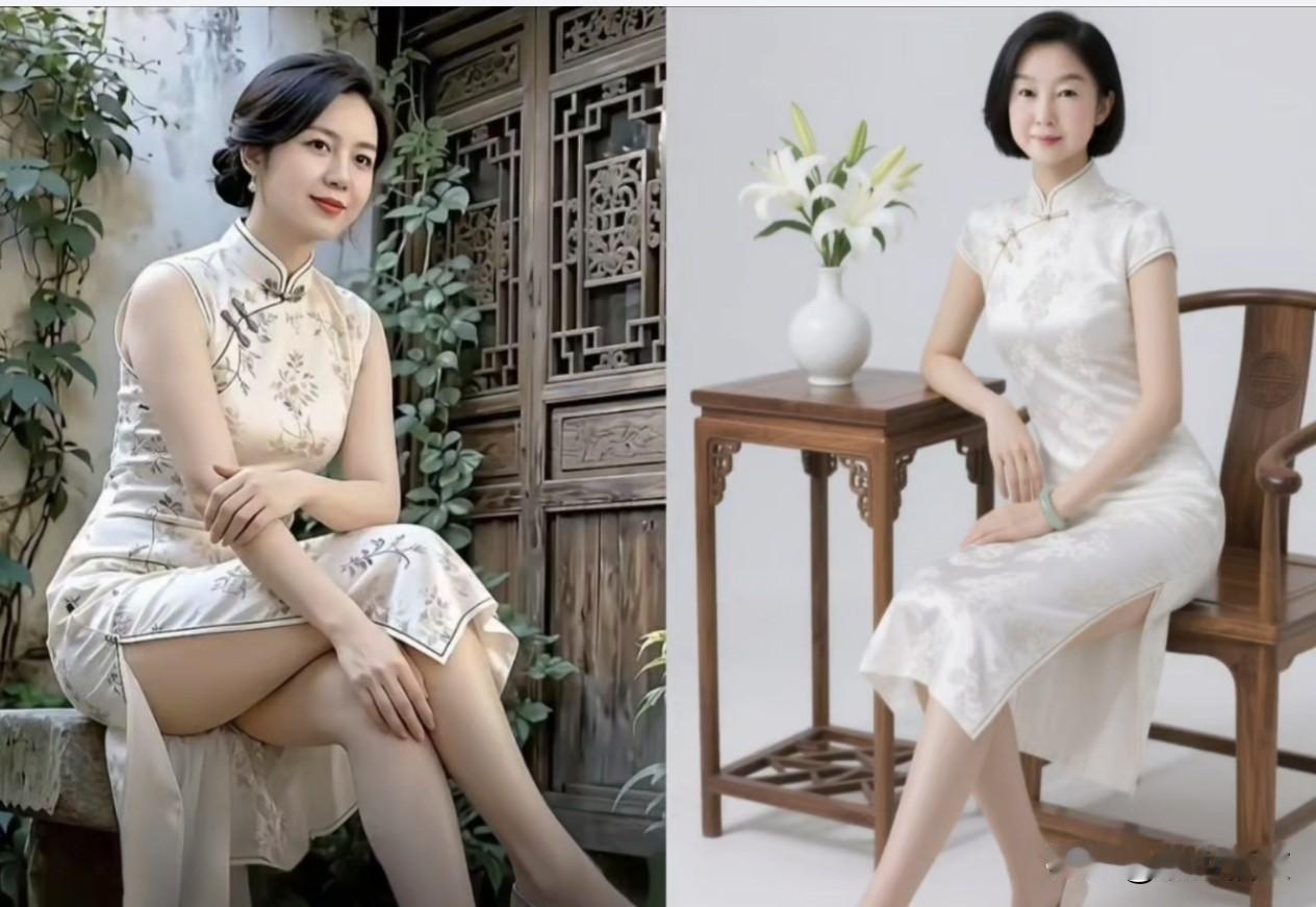 大伙闲聊一下，下面图片的两个女人，若是娶回家过日子，你选哪个？

先发表我的观点