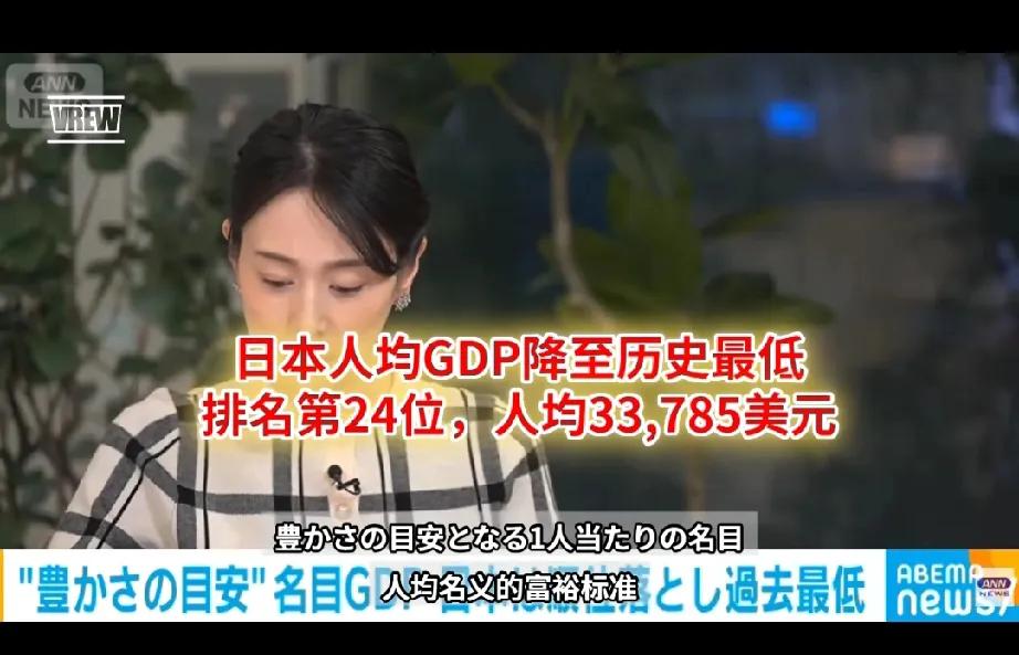 这可能就是日本扩军的底气！


12月25日日本媒体说：

2025年日本人均g
