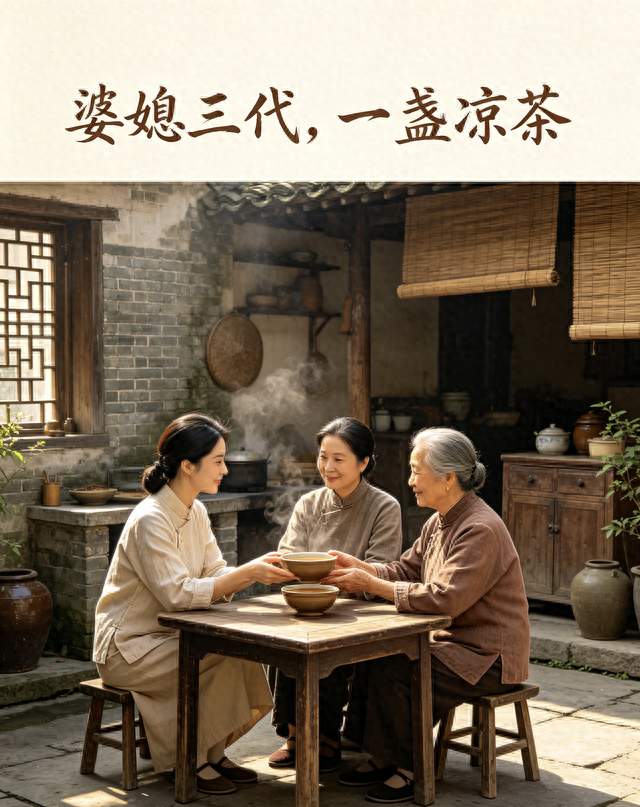婆媳三代，一盏凉茶