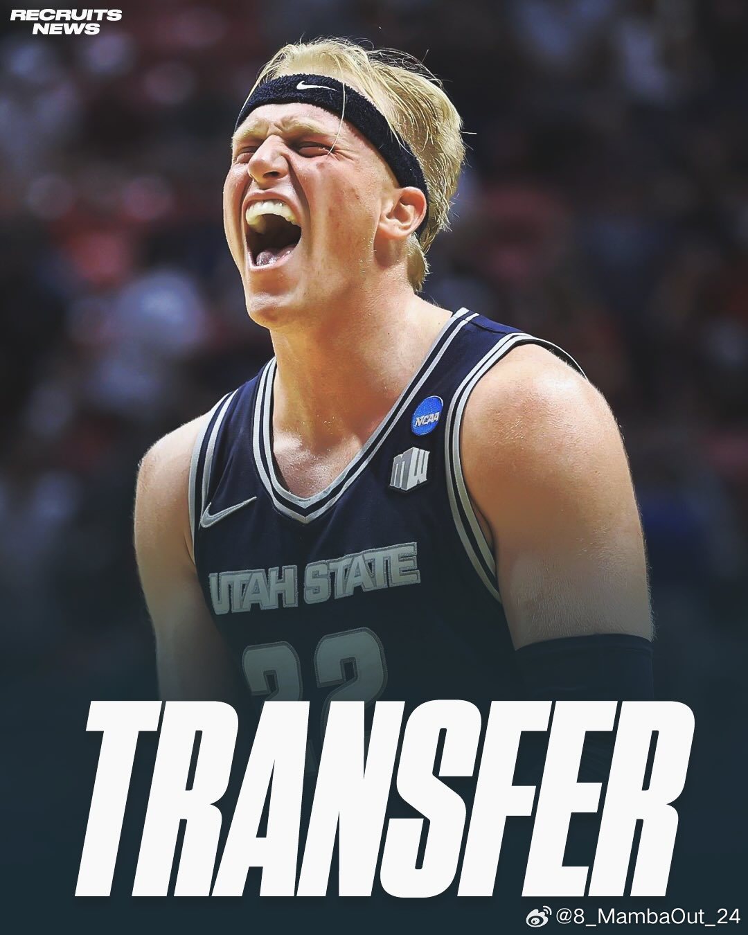 犹他州立大学前锋卡森·坦普林(Karson Templin)计划进入转学窗口这位