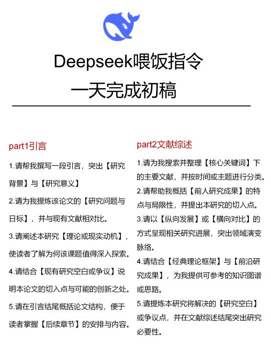 用Deepseek写论文初稿，一晚上一个奇迹