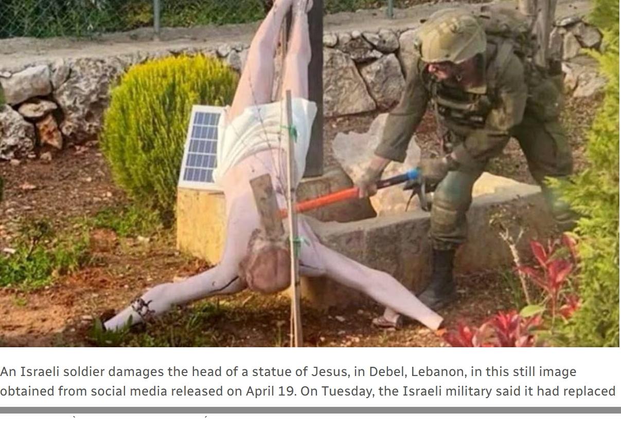 一张图片就能说明为什么犹太这个民族人见人厌

巴勒斯坦记者尤尼斯·蒂拉维4月19