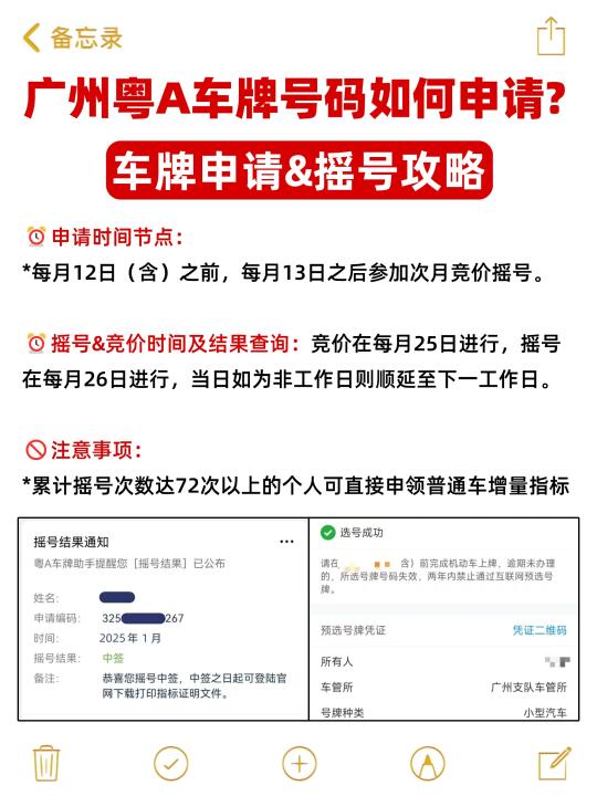广州粤A车牌如何申请？攻略来啦！！