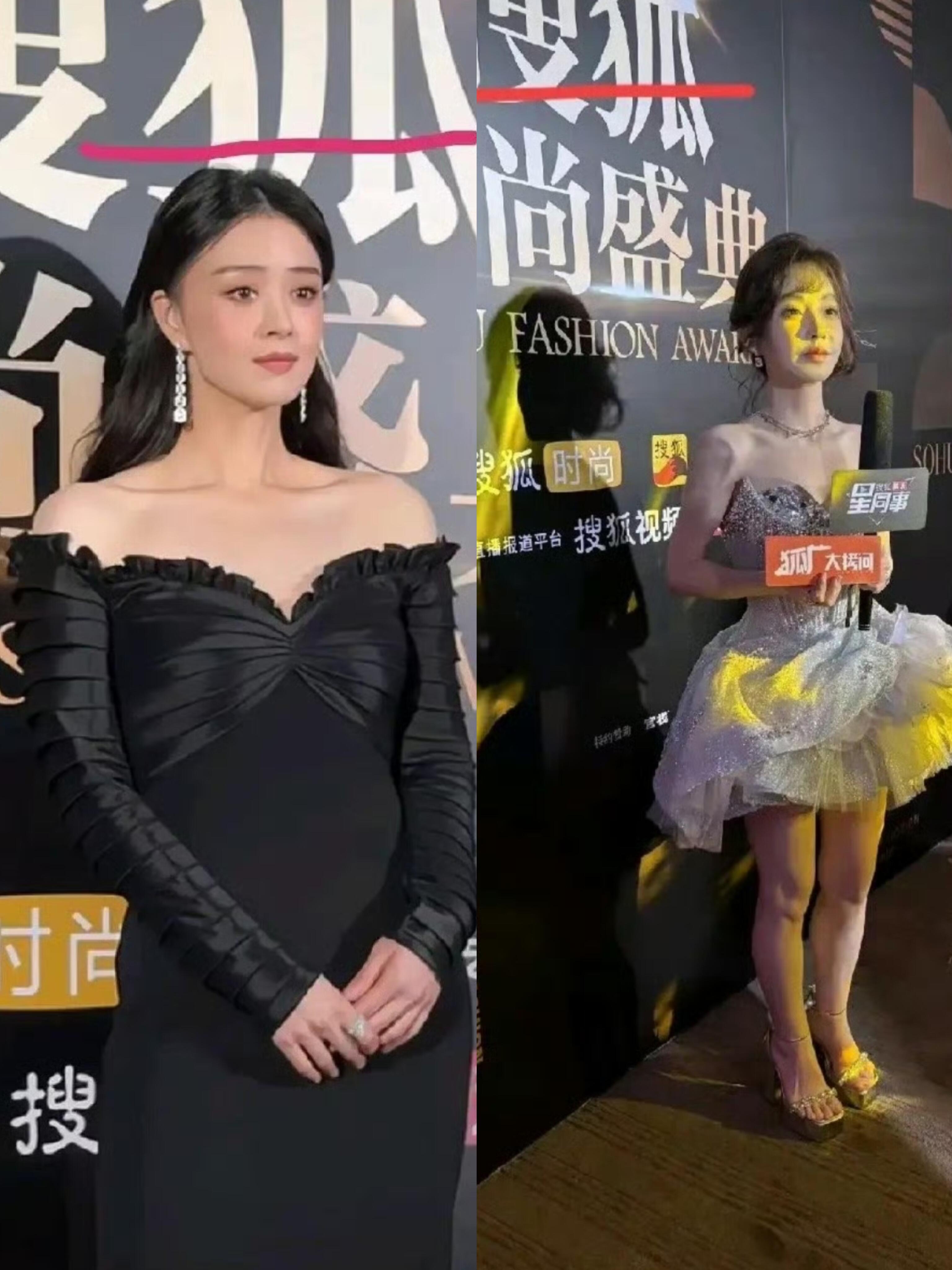 终于直观的感受到蒋欣是真的人高马大 