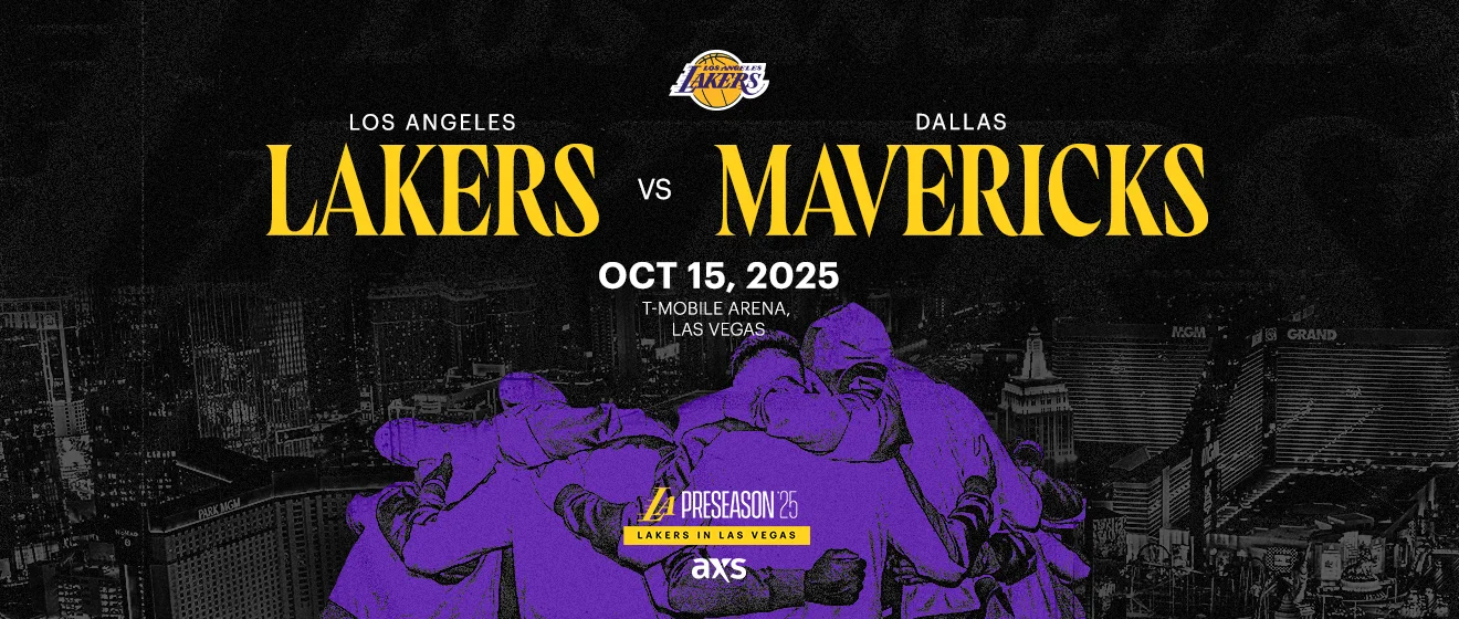 明天上午十点半，湖人背靠背打独行侠，比赛地是位于拉斯维加斯的T-Mobile A