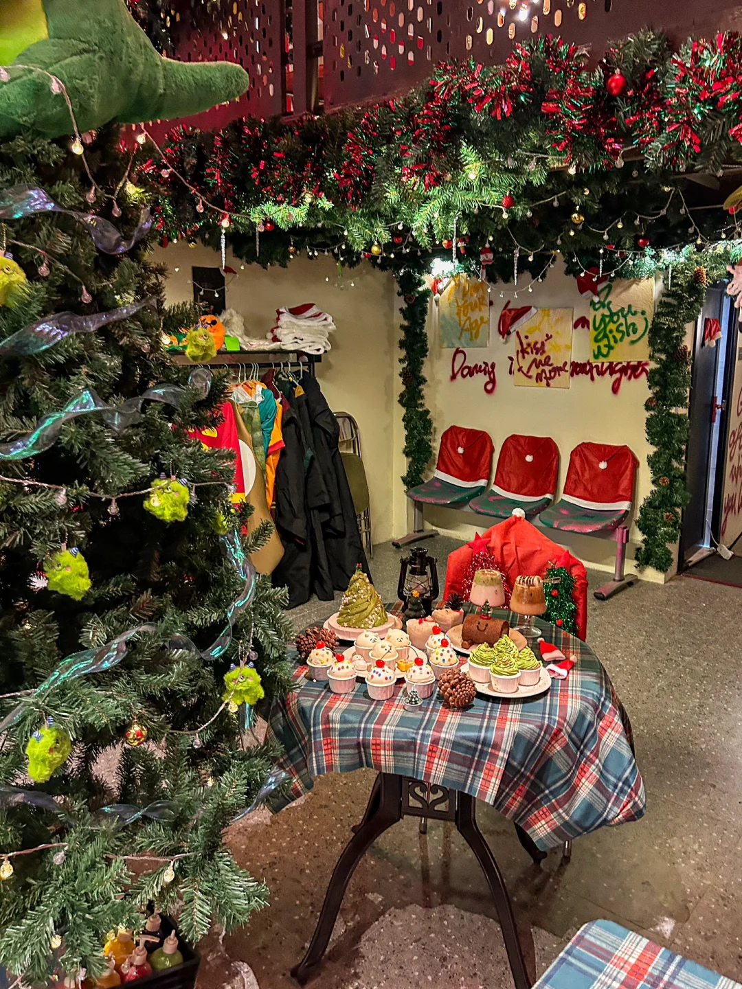 在广州！！在广州！是圣诞节主题咖啡厅……🎄🎄