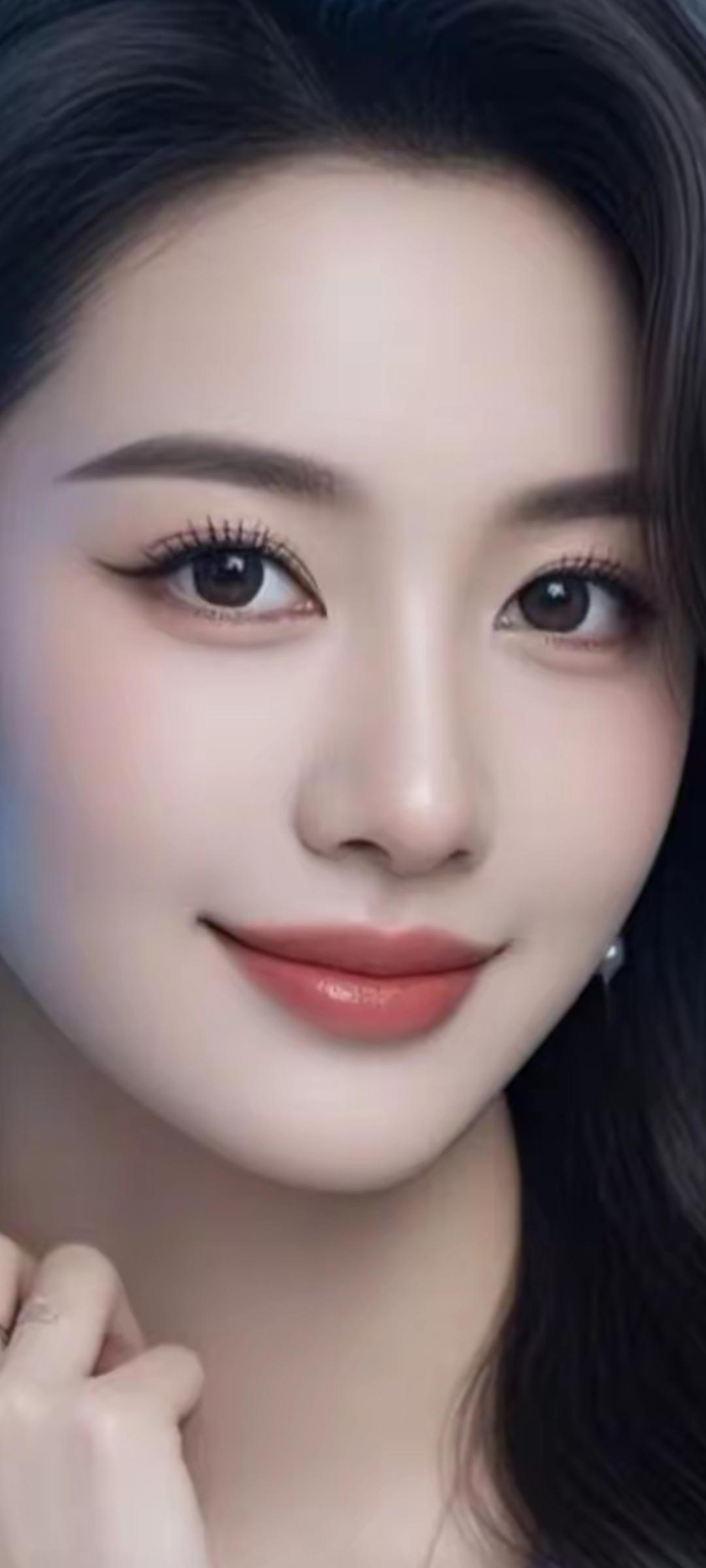 温柔甜美的微笑，散发着自然的光彩！🌟✨