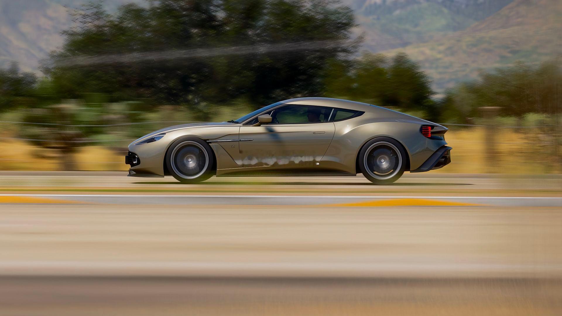 雅 实在是太雅了，马丁。Vanquish Zagato Coupe阿斯顿马丁 ​