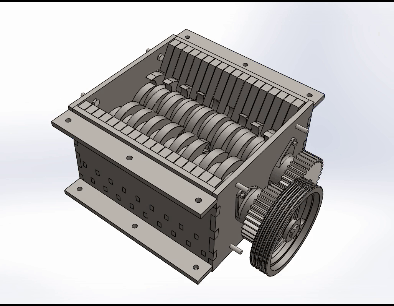400x350mm 塑料破碎机三维模型分享

技术参数：
尺寸：400x350m