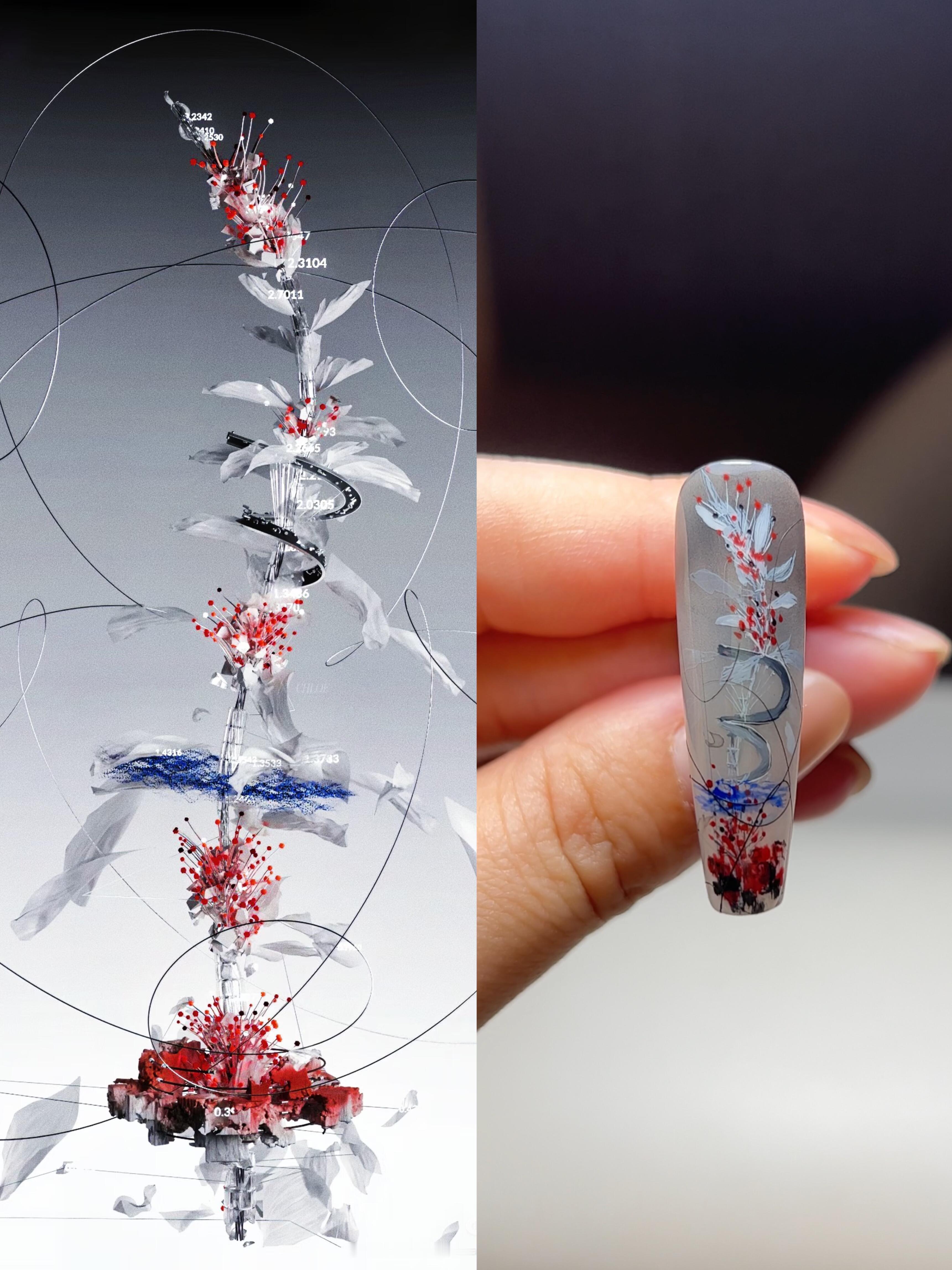 肖战我们播放器页面被做成美甲了！真的好漂亮！ 