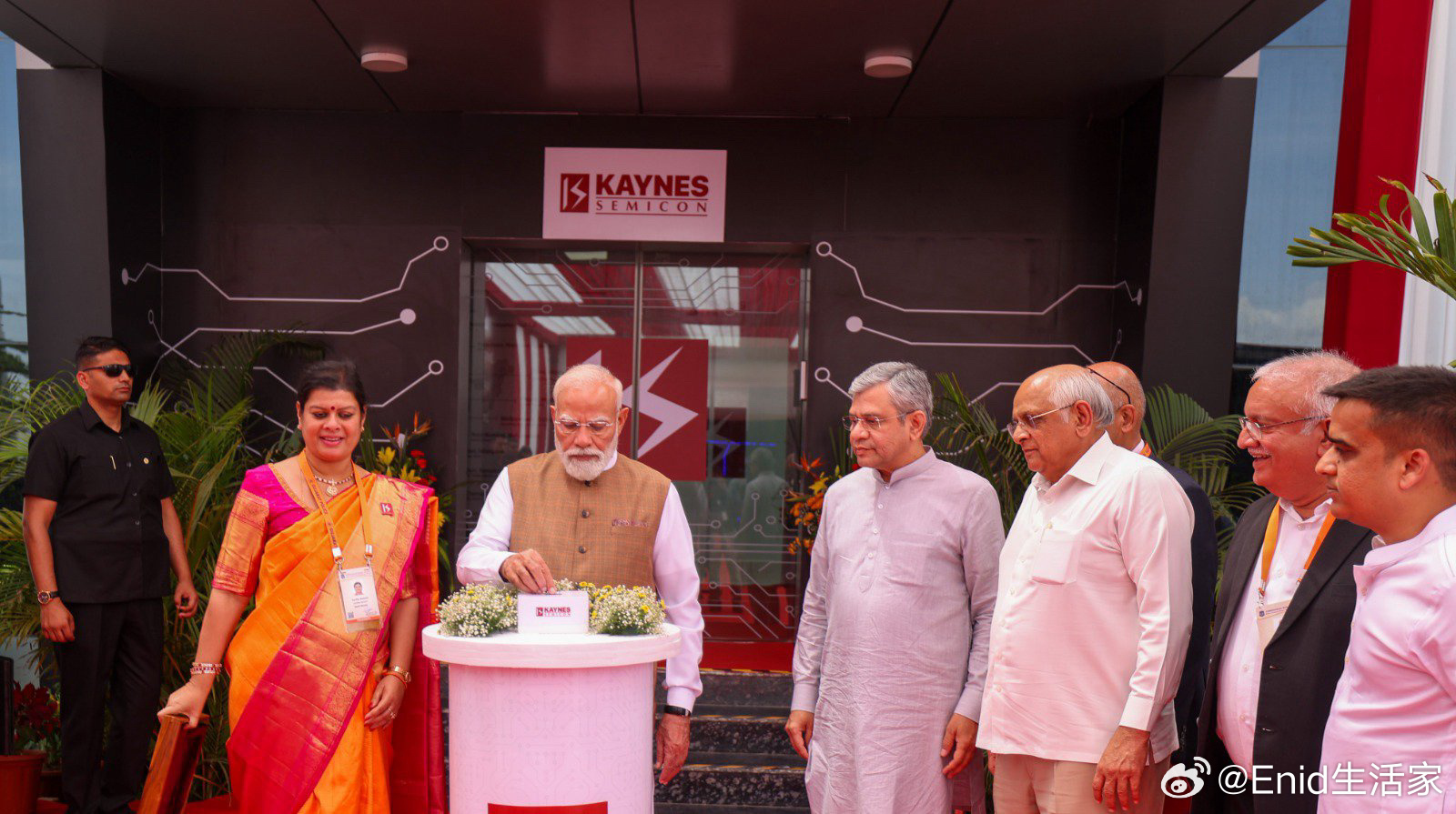 由 Kaynes Semicon 在印度古吉拉特邦 Sanand 建设的该国第二