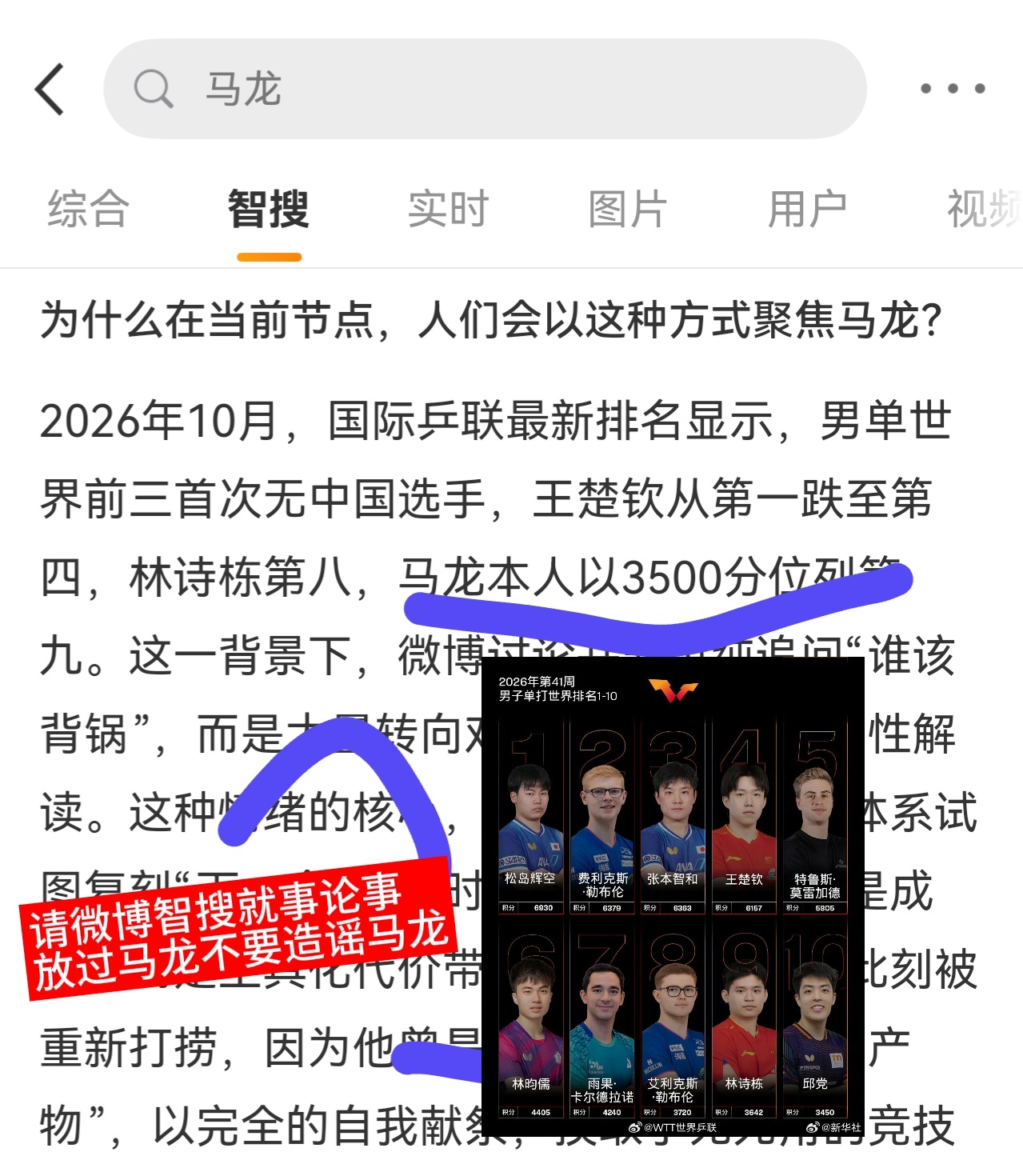 今天是发癫还是怎么？会说人话吗，谁排第九了，你们抓取智搜的依据就是各种水视频的A