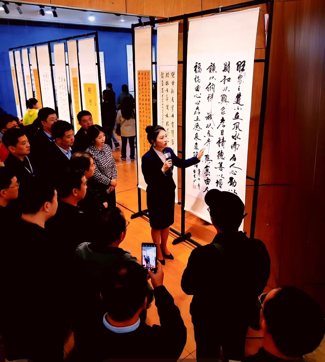 书法是文化自信重要来源 书法展示现场 书法作品