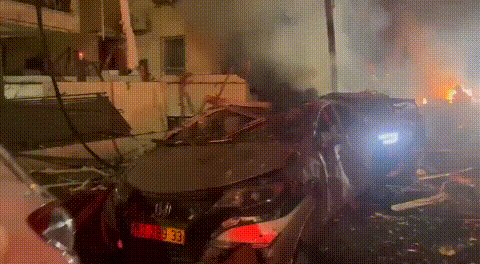 最新消息：伊朗媒体发布视频，显示以色列国防部总部“基亚特大楼”附近遭伊朗精准破坏