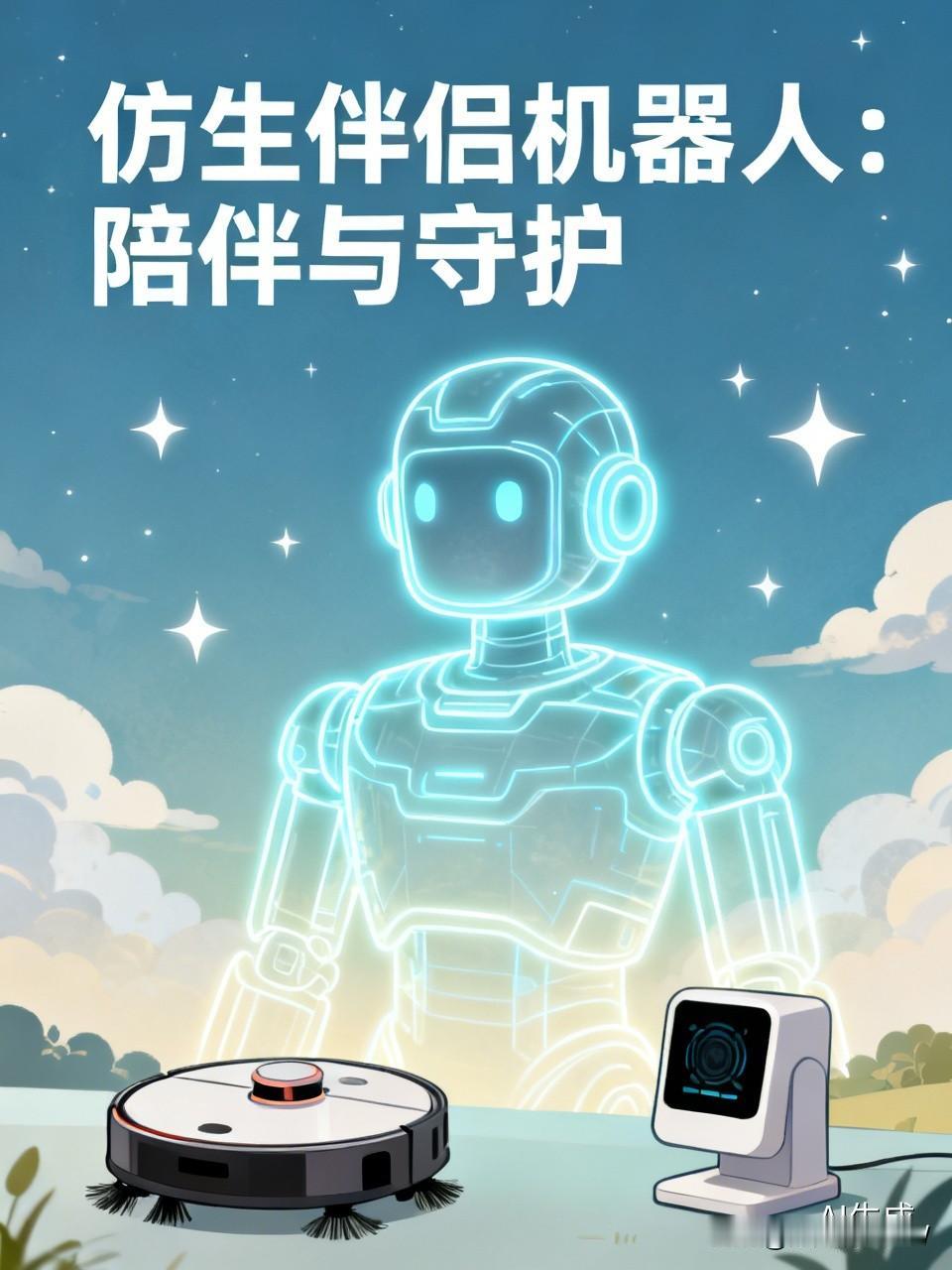 我还挺看好仿生伴侣机器人的。现在生活节奏快，很多人都感到孤独，仿生伴侣机器人就能