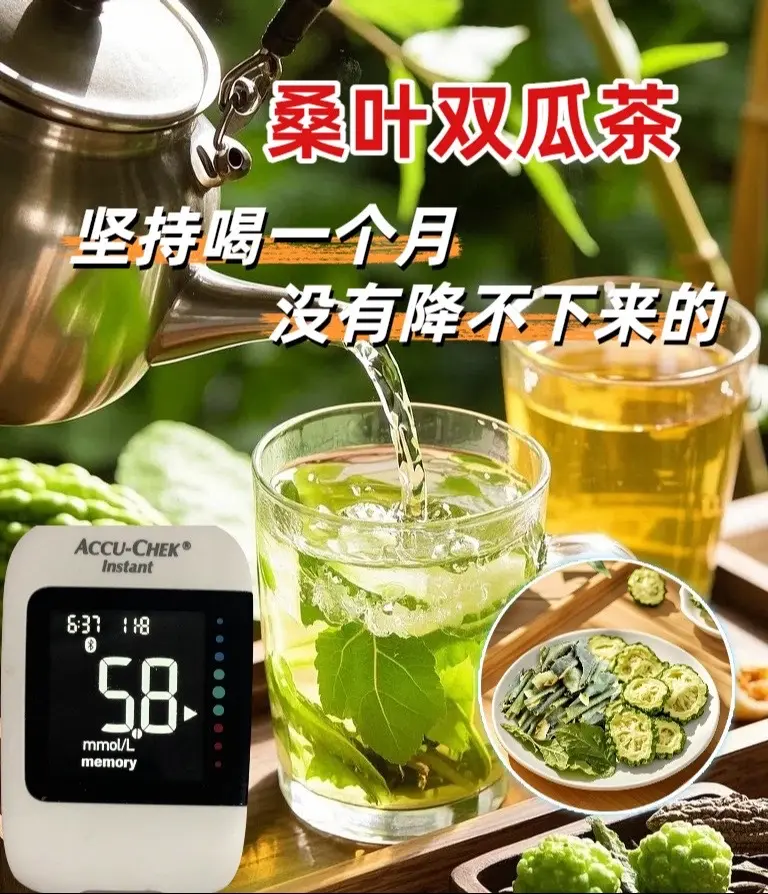 听劝啊，每天来一杯！《桑叶双瓜茶：自然的健康馈赠》喝过的都夸好！它乃大...