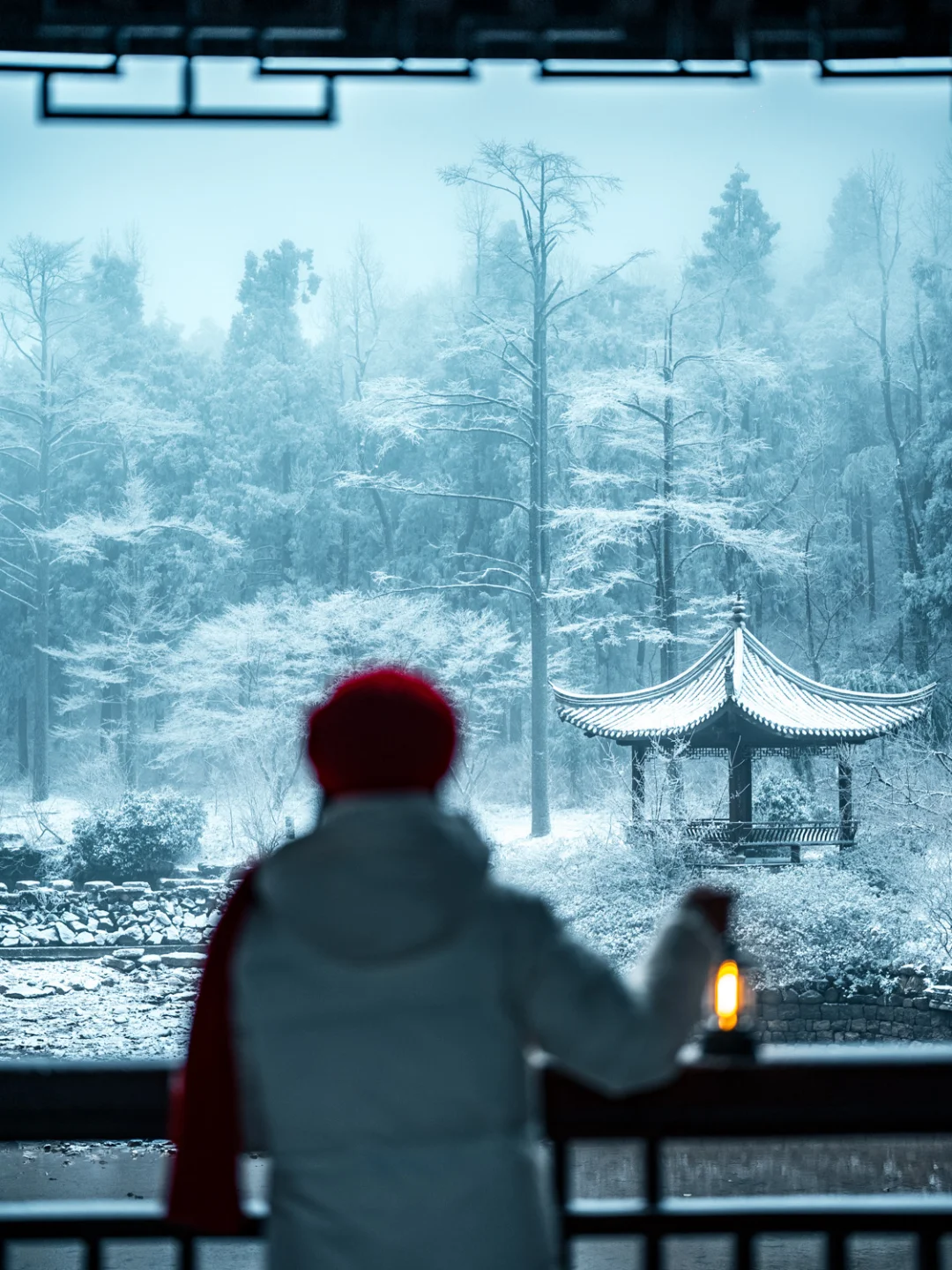 绝了❗️我发现了NB中式雪景的天花板