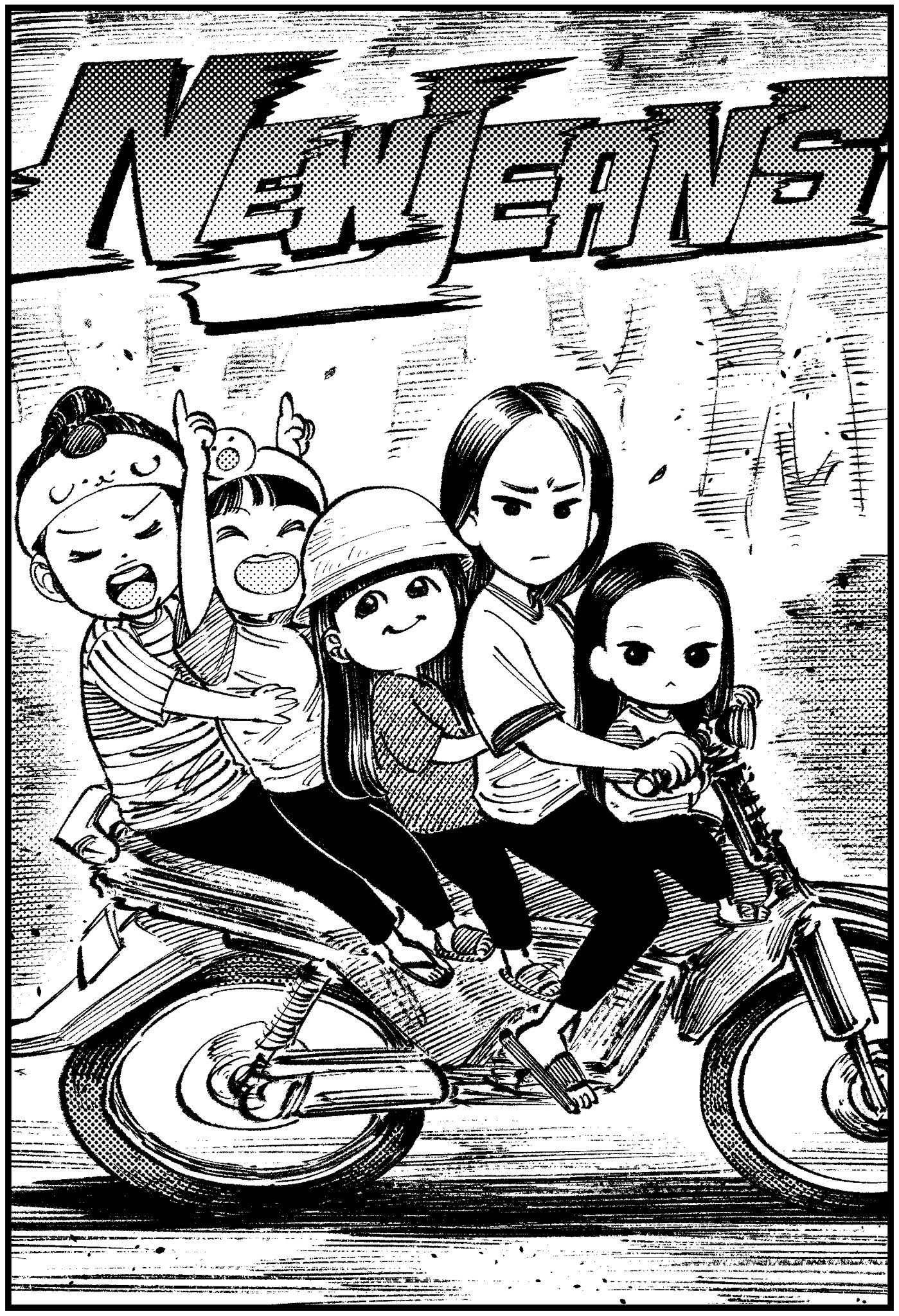 有人把newjeans这张画出来了…好可爱😱©️takumi309moai ​