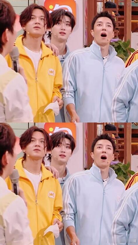 #你好星期六半脸卸妆##你好星期六[超话]# 小丁和凯凯真玩得挺好，又在角落里贴