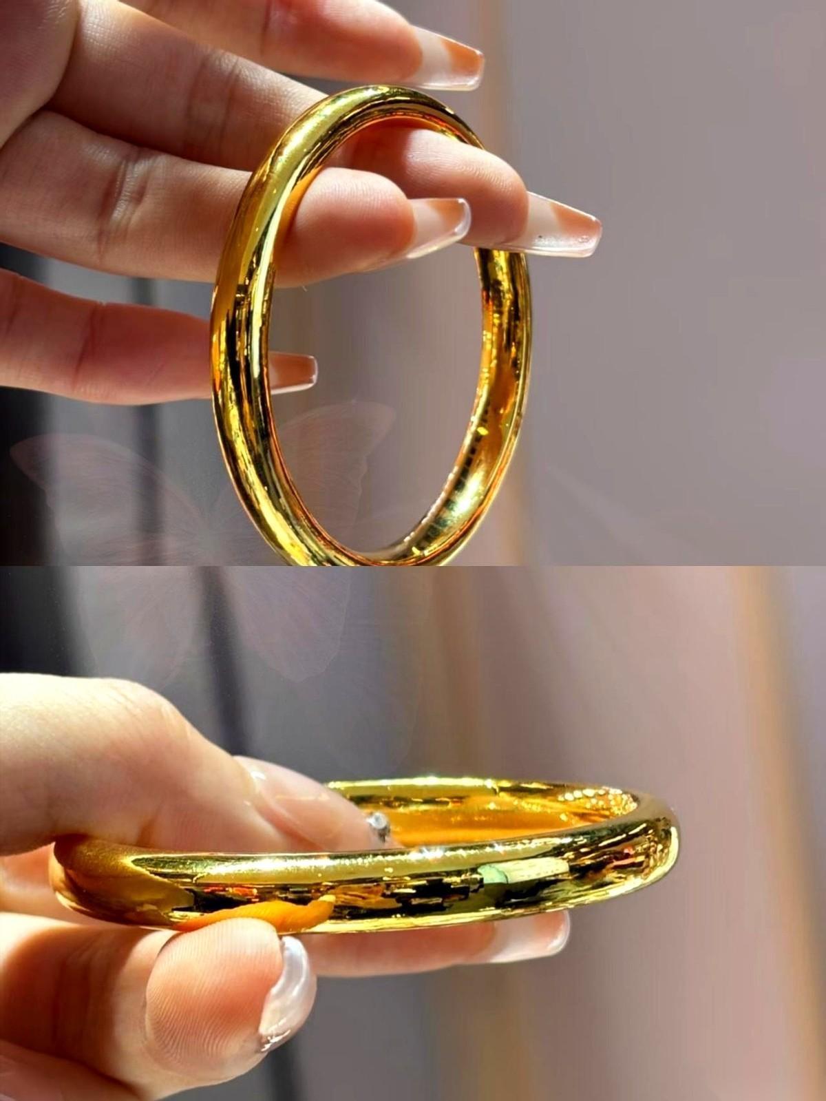 38克的实心大金镯子“咣当”一声压在玻璃柜台上，我小姨死死盯着金店老板手里的计算