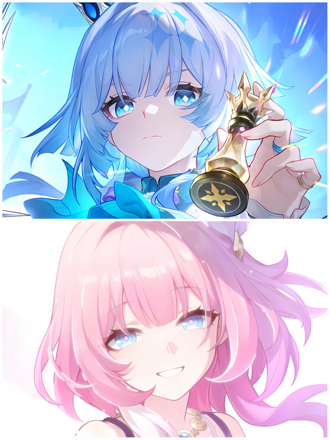 感觉昔涟和刻律德菈的同框好和谐啊~