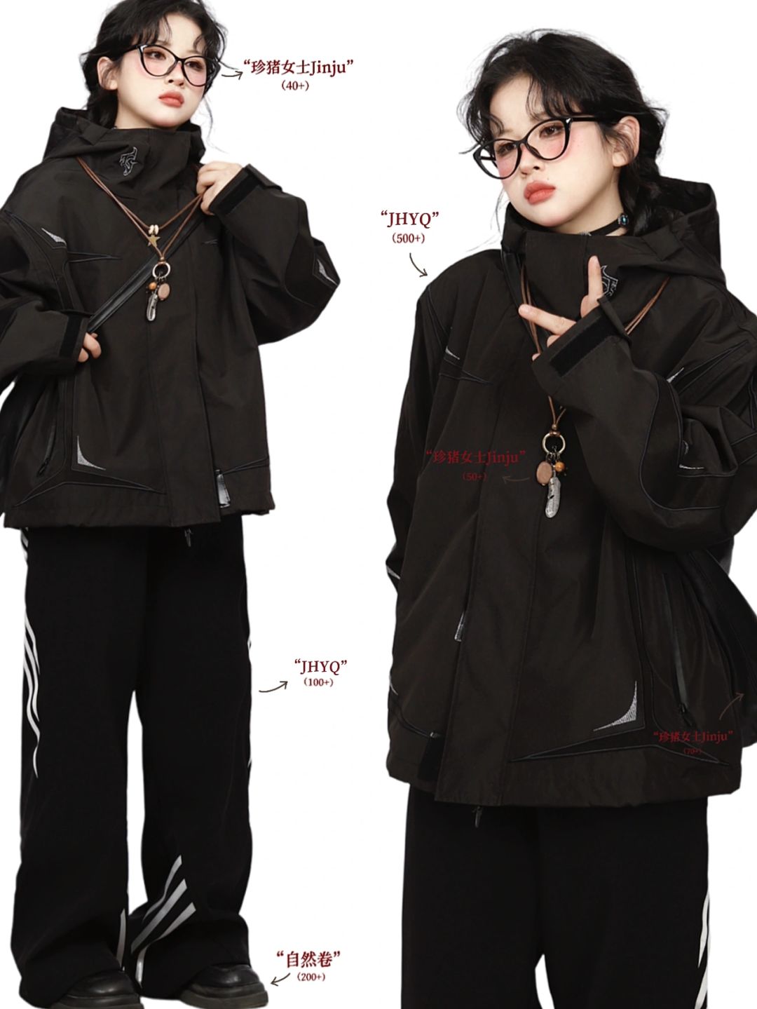 复古outfits｜*美式街头look🎱AllBlack好酷