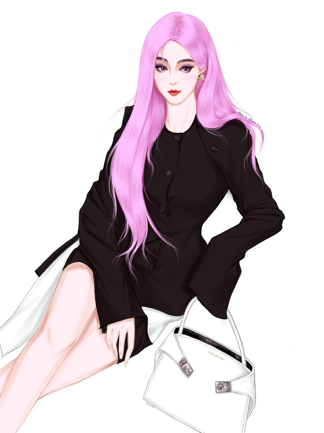 black pink'