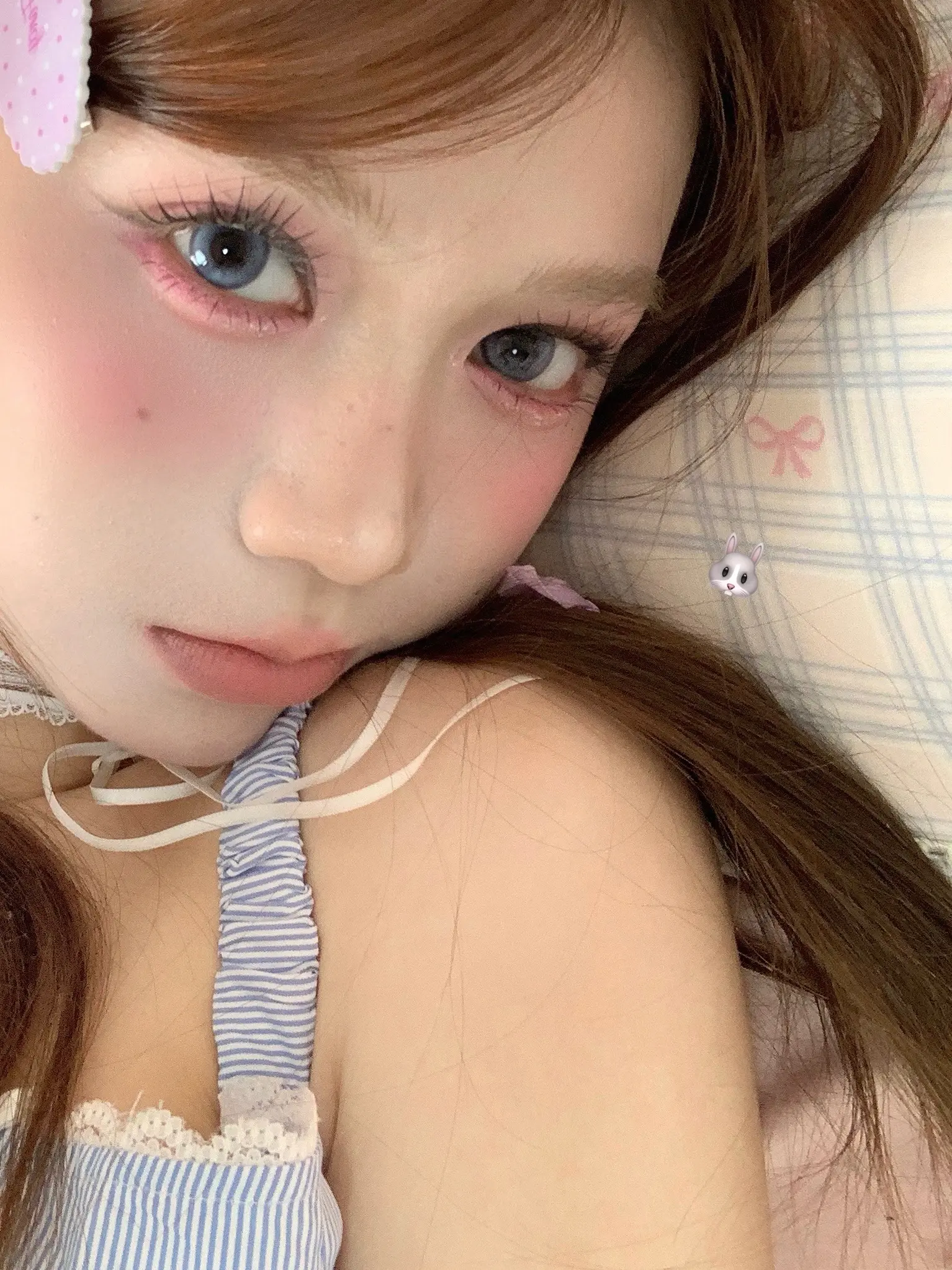 好美萌的春日氧气妆✨。