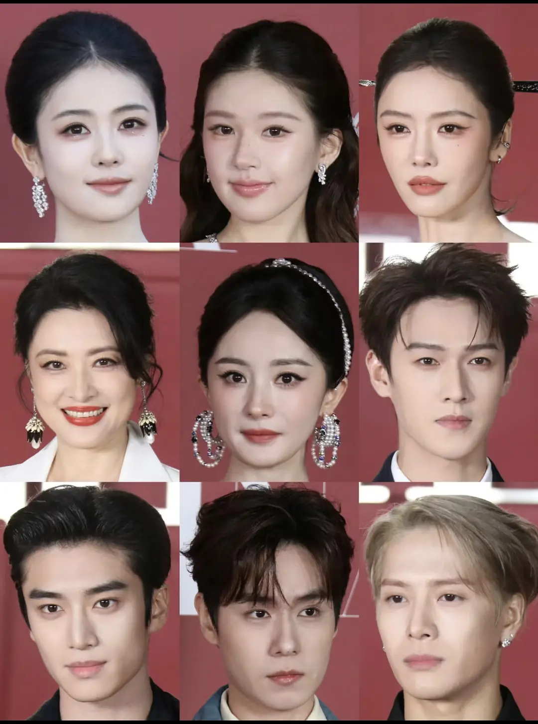 芭莎盛典红毯男女明星怼脸生图 ​​​
