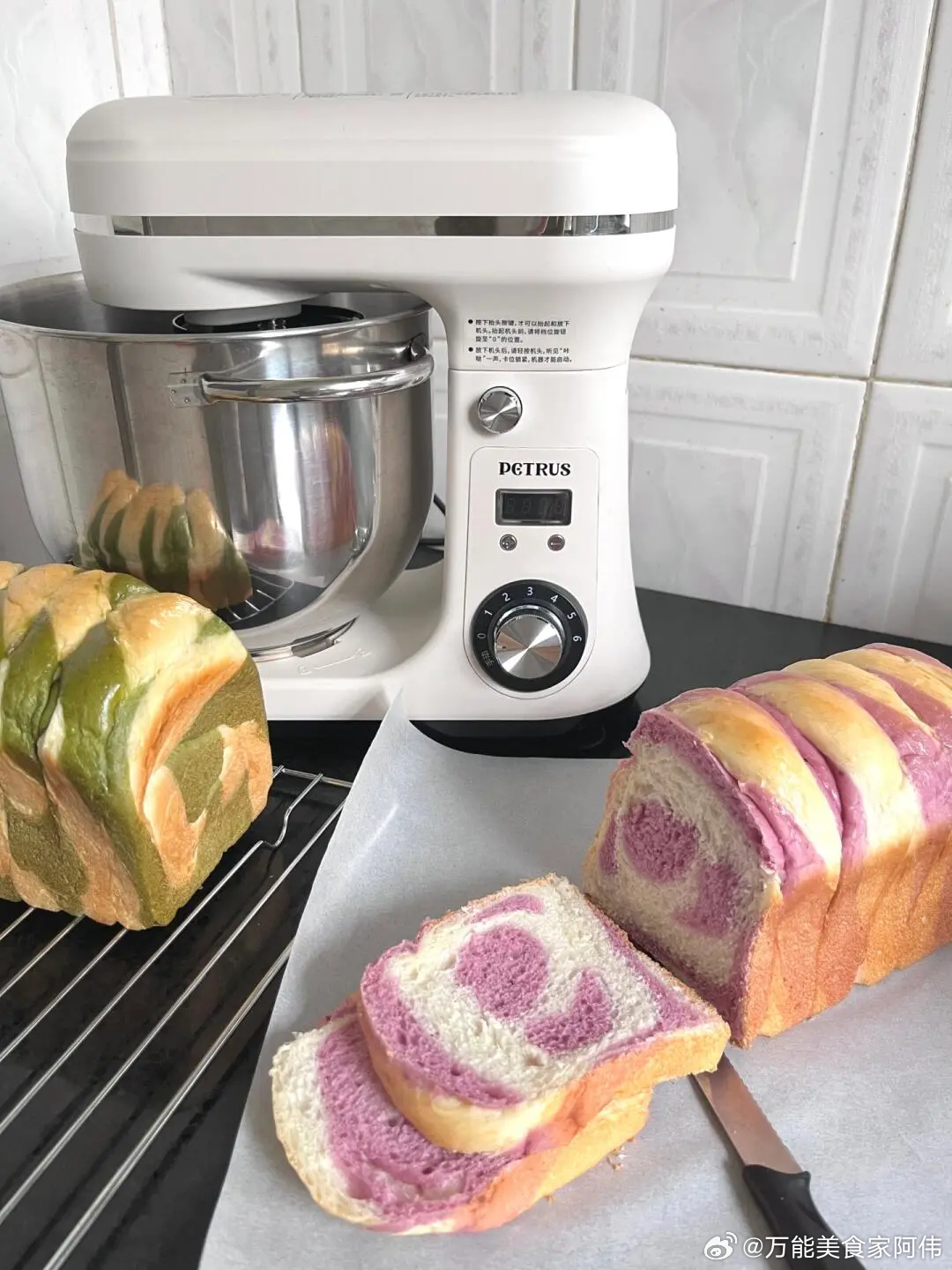 厨房好物｜厨师机面包自由已实现√解放双手的神器，喜欢吃面条的朋友也可以用来做面条