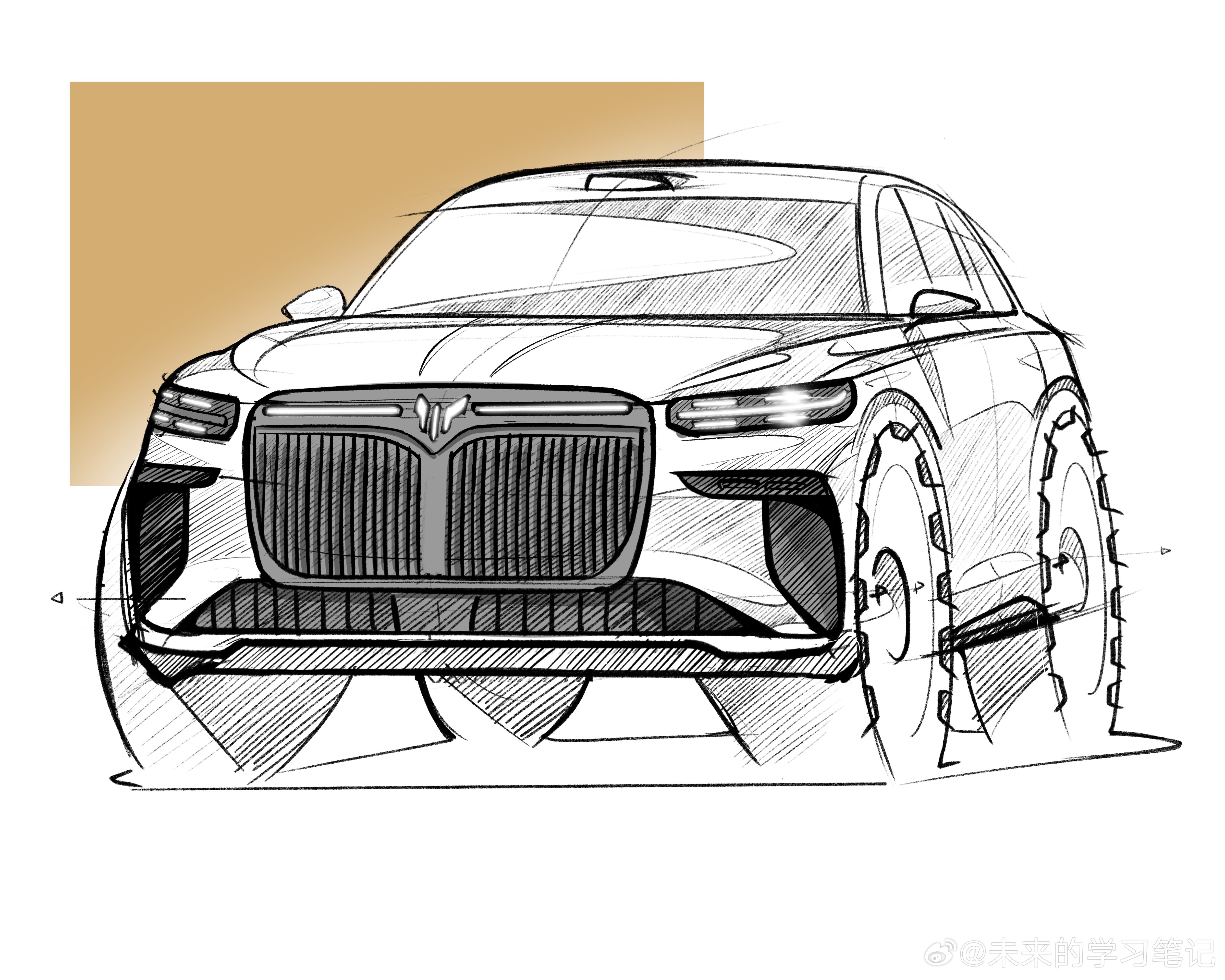 岚图还没有发布的两款新车，代号“泰山”的旗舰SUV和昨天曝光的岚图追光L，家族设