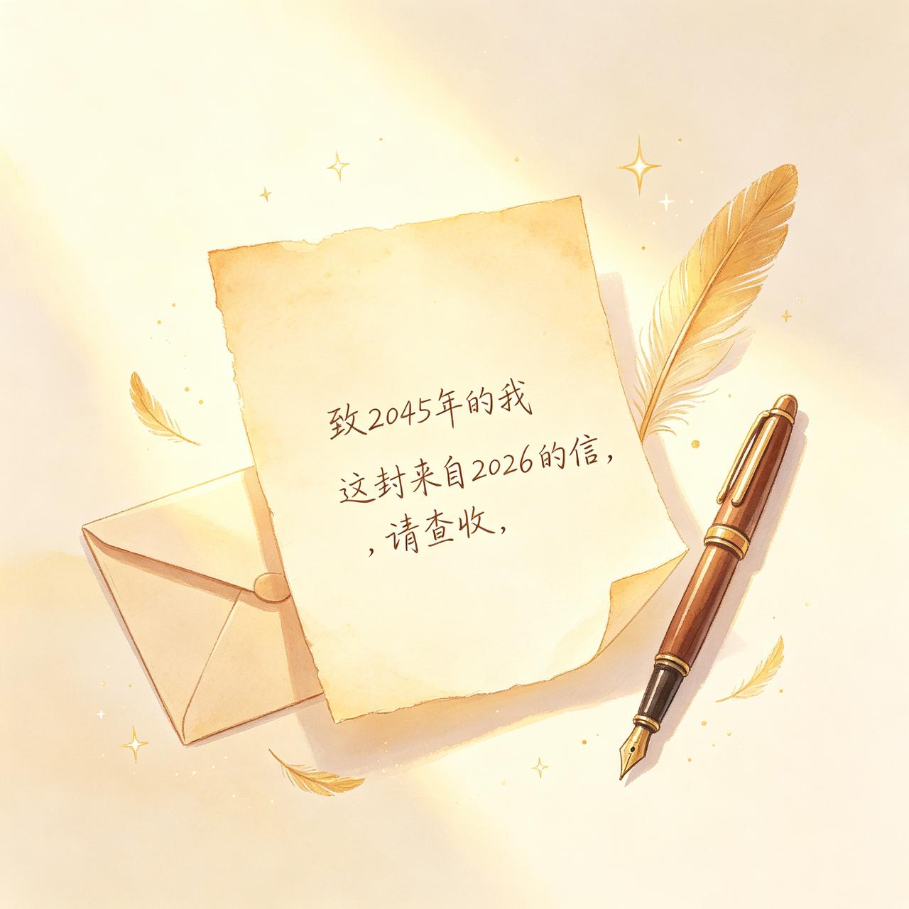 时间胶囊写给未来的自己：这封来自2026的信，请查收！


你正在笑着读这封信，