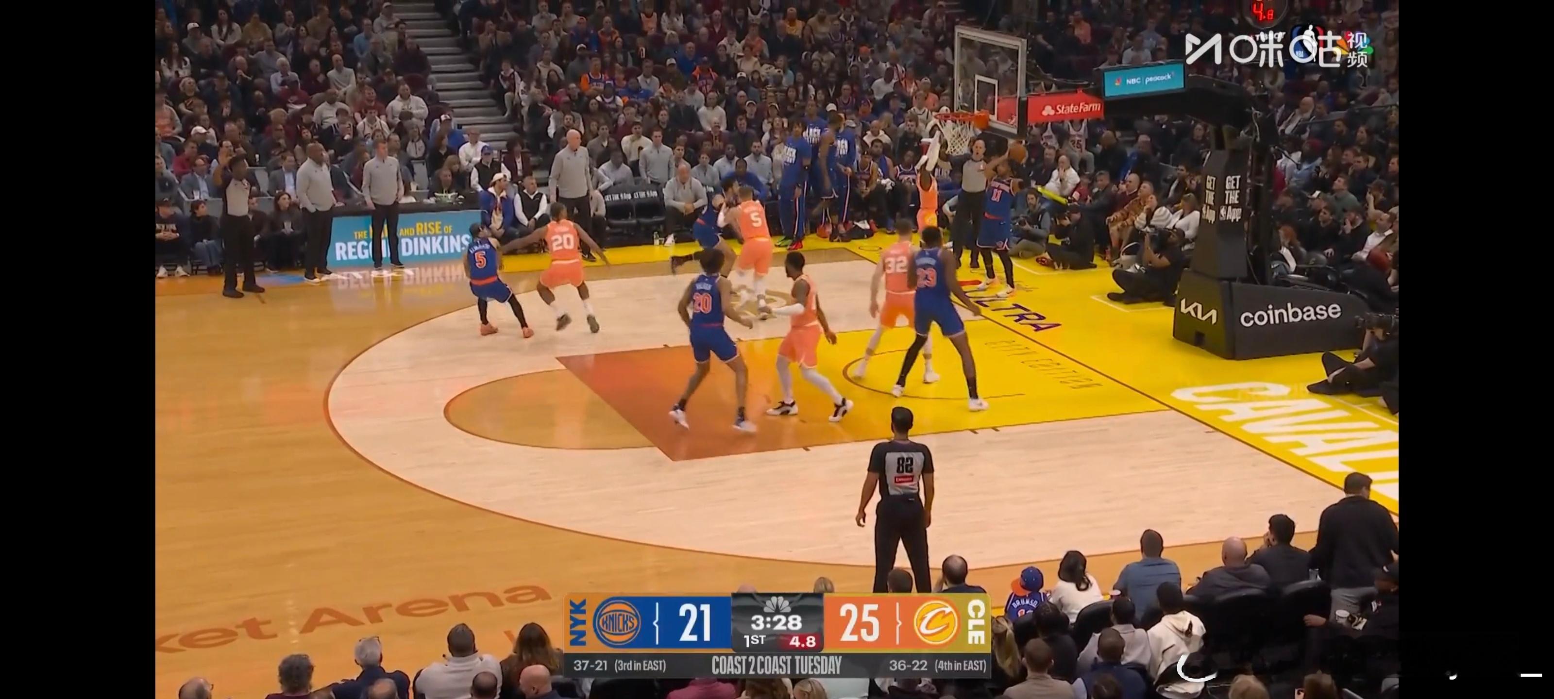 面对曾在23季后赛以一抢二，给骑士双塔留下深深恐惧的米切尔罗宾逊登场时段，阿特金