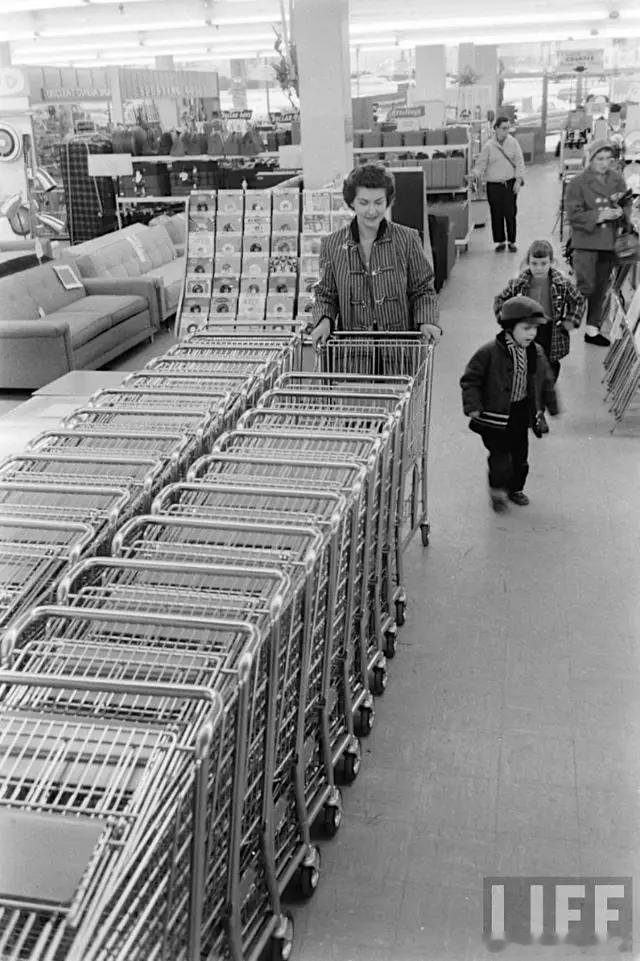 1958年的美国超市 