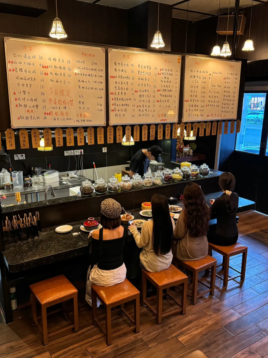 天津大悦城！新开的氛围浙菜bistro好好吃！
