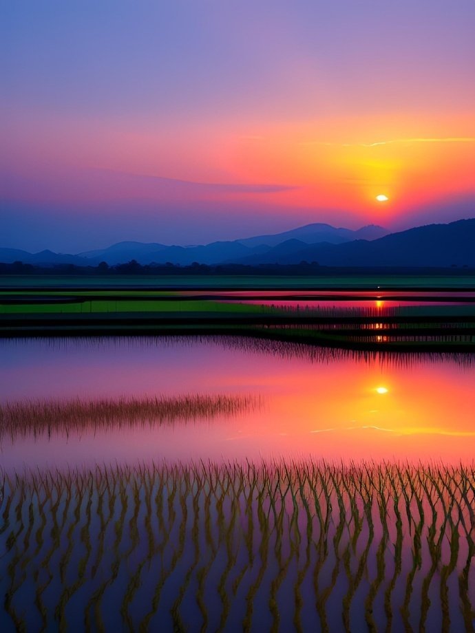 “ 山有梯田美，水盈田庄俏 .. ” ​ ​​​