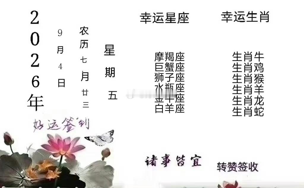 好人好运[超话] 每日运程播报[给力] ​​​