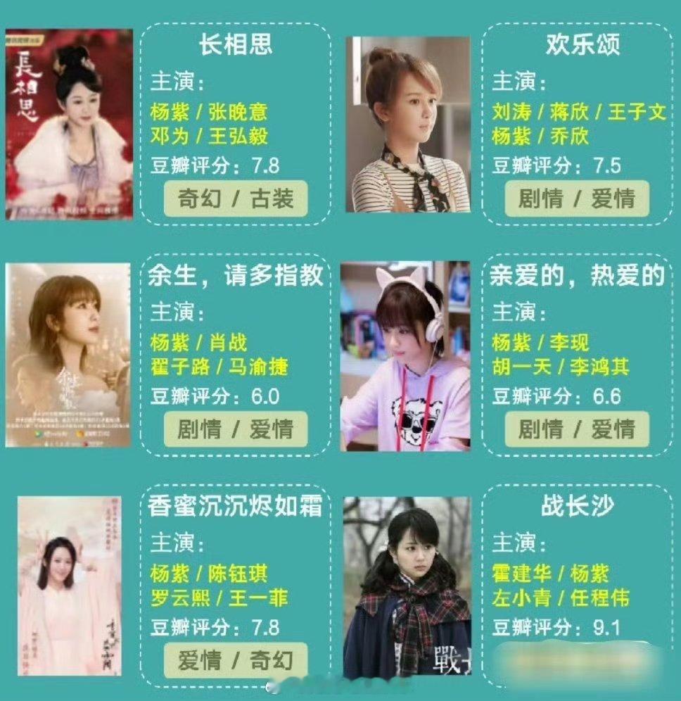 《国色芳华》杨紫养老剧再➕1 