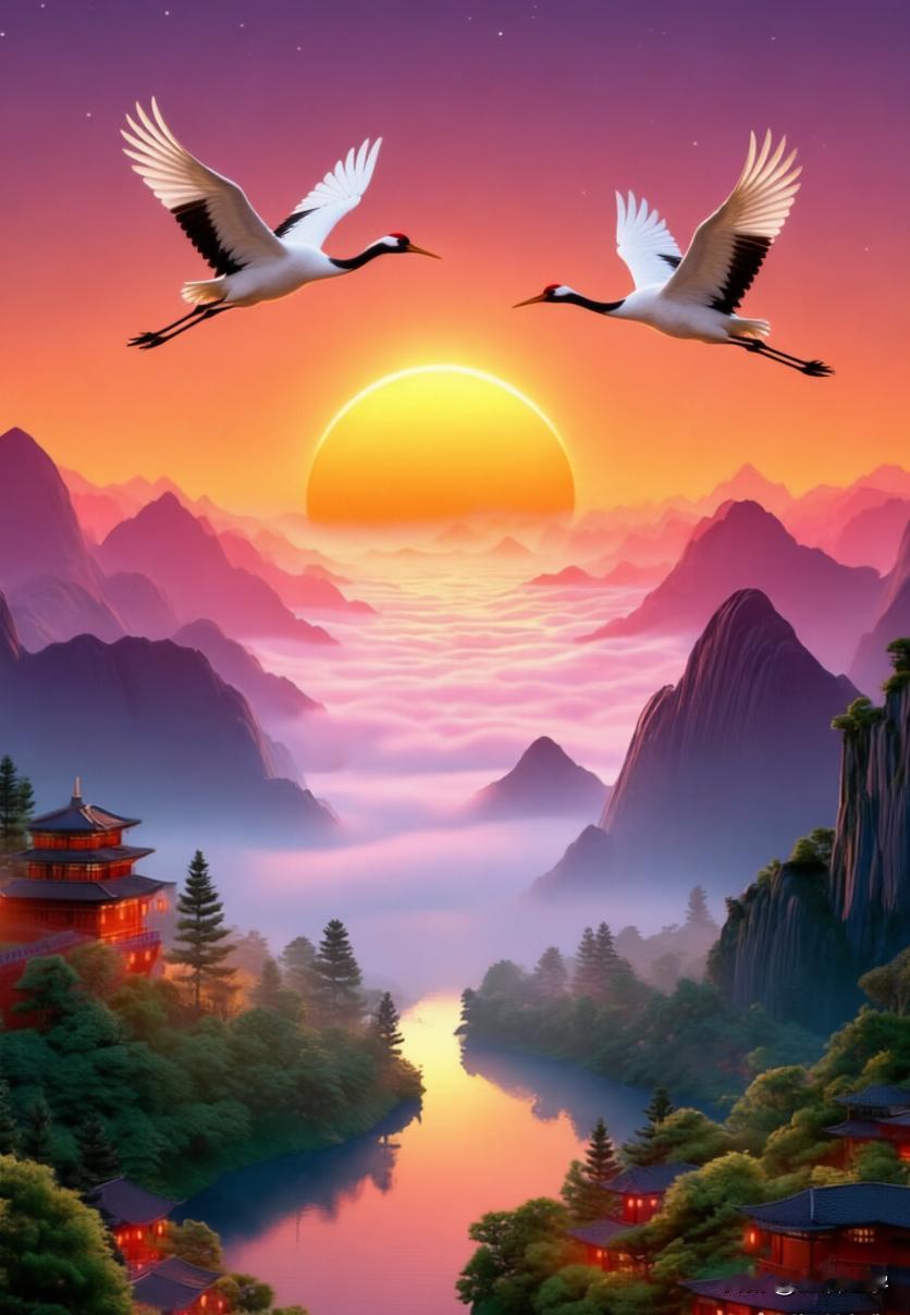 仙鹤仙境令人醉：鹤舞姿态婀娜动人  仙鹤舞出诗意世界