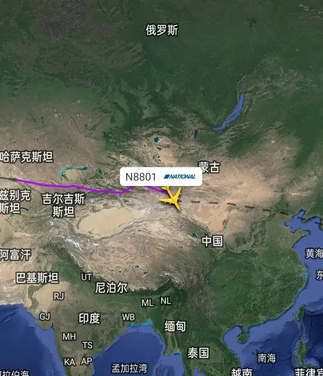 突发！就在5月21日18点03分，一架美国飞机在我国甘肃省酒泉市肃北县一百二十井