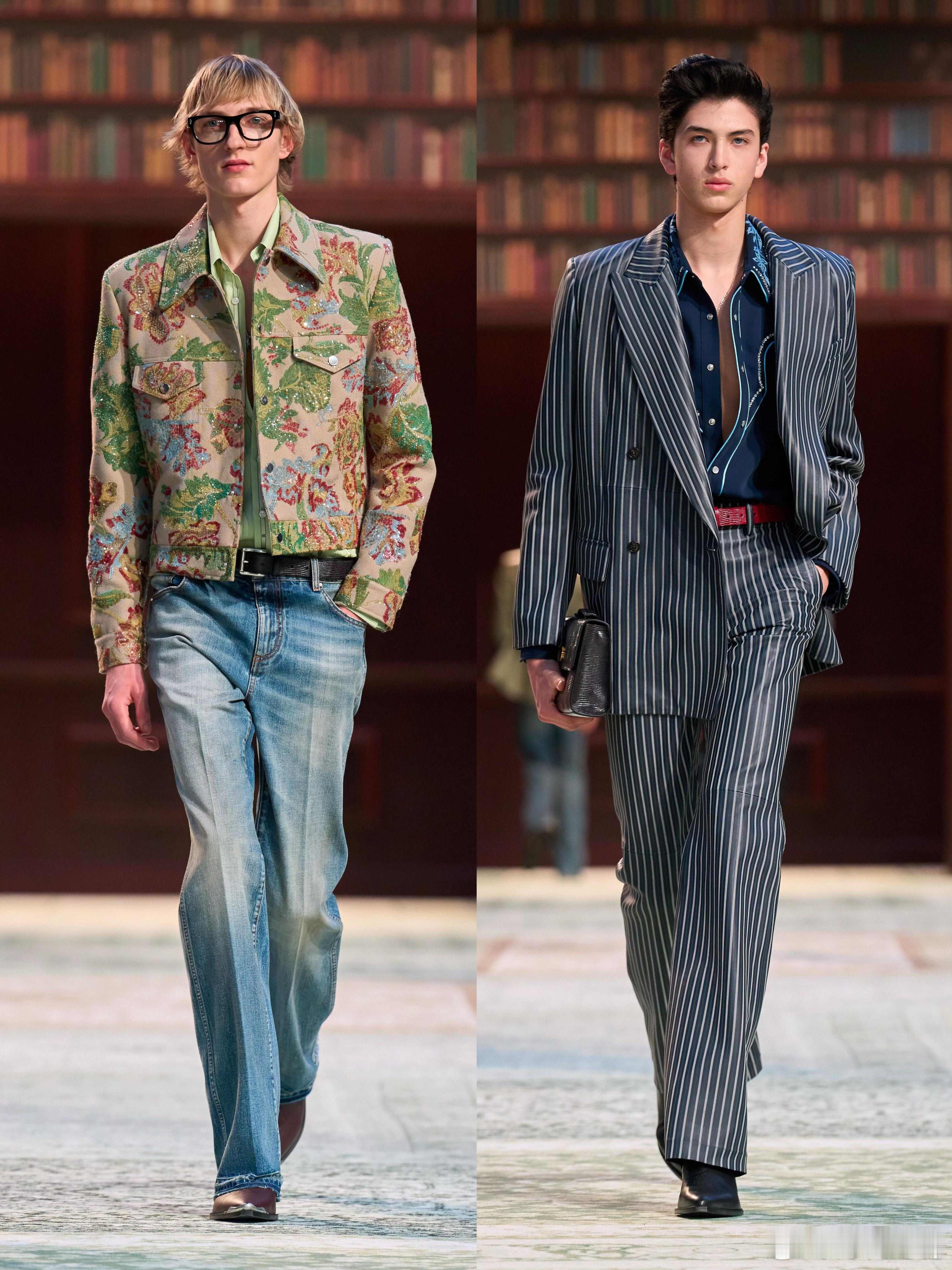 男装周 巴黎男装周迎来重头戏——Amiri 2026秋冬大秀。本季设计师Mike