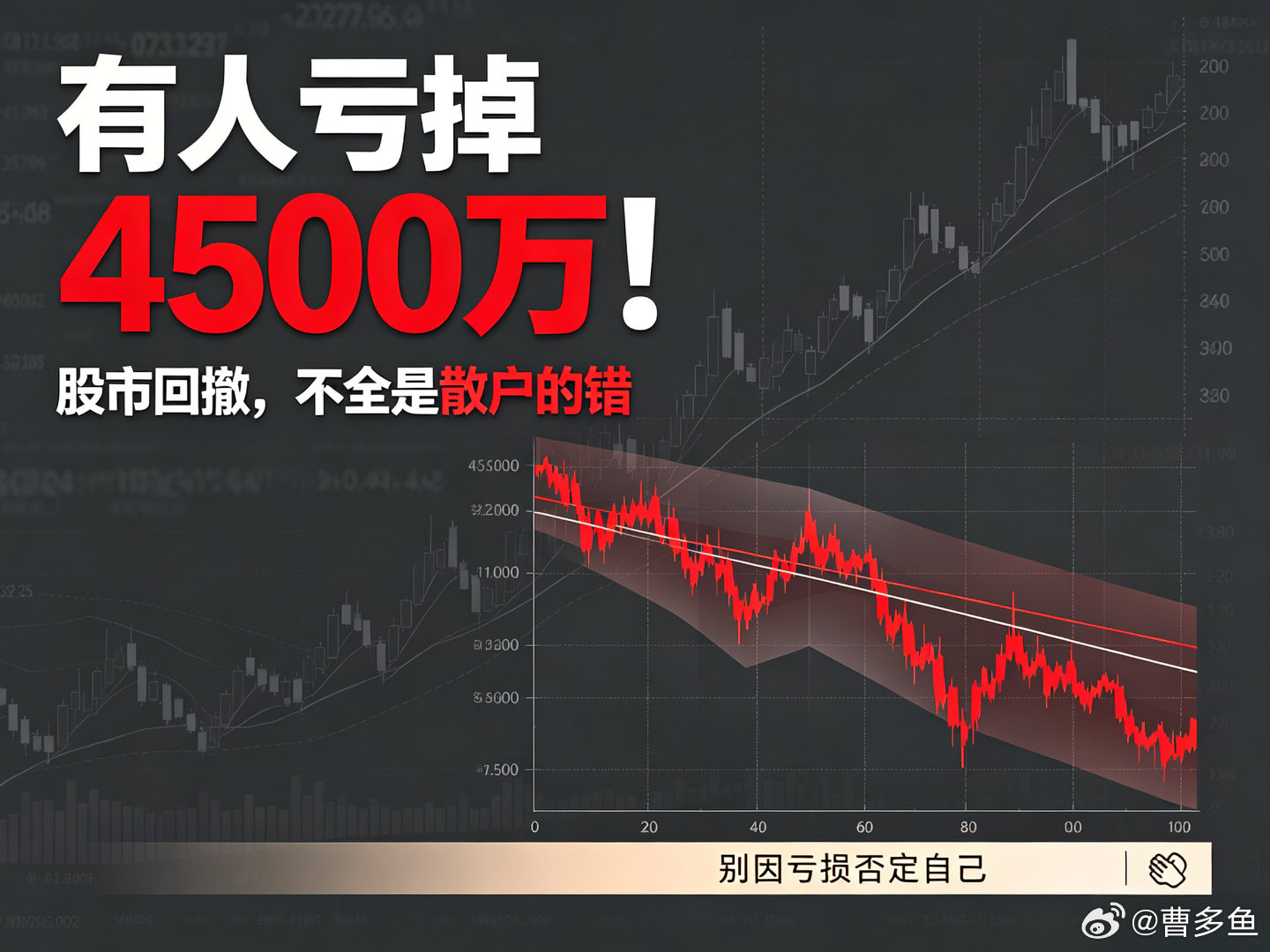 有人亏掉4500万！股市回撤，不全是散户的错跟大家随便聊聊啊，最近也有不少亏得厉