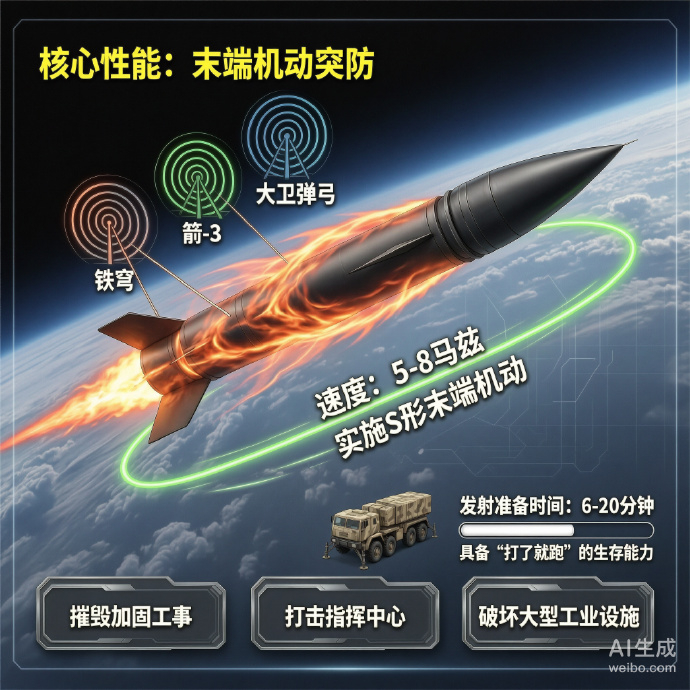军事ai新视野 海巴尔・谢坎（Khaybar Shekan）导弹伊朗伊斯兰革命卫