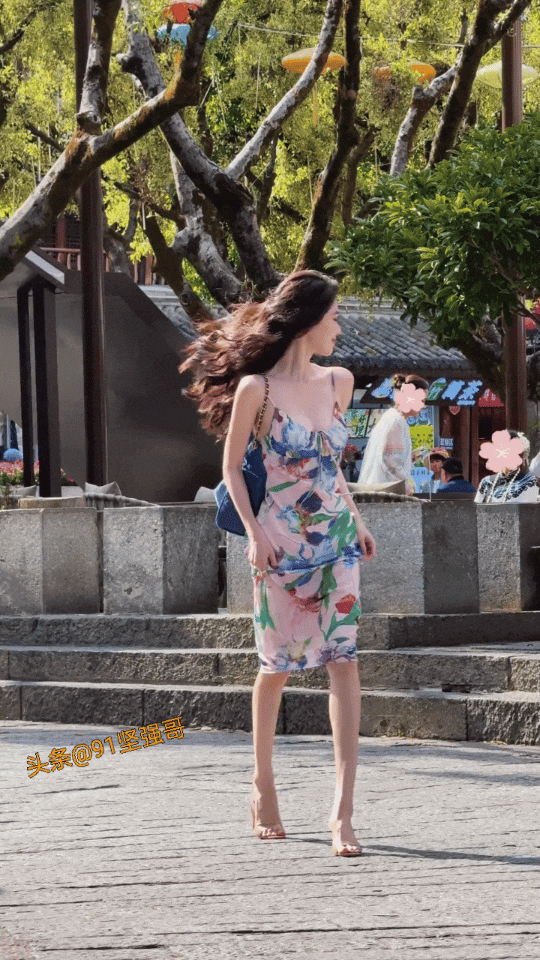 只是花开得正艳！